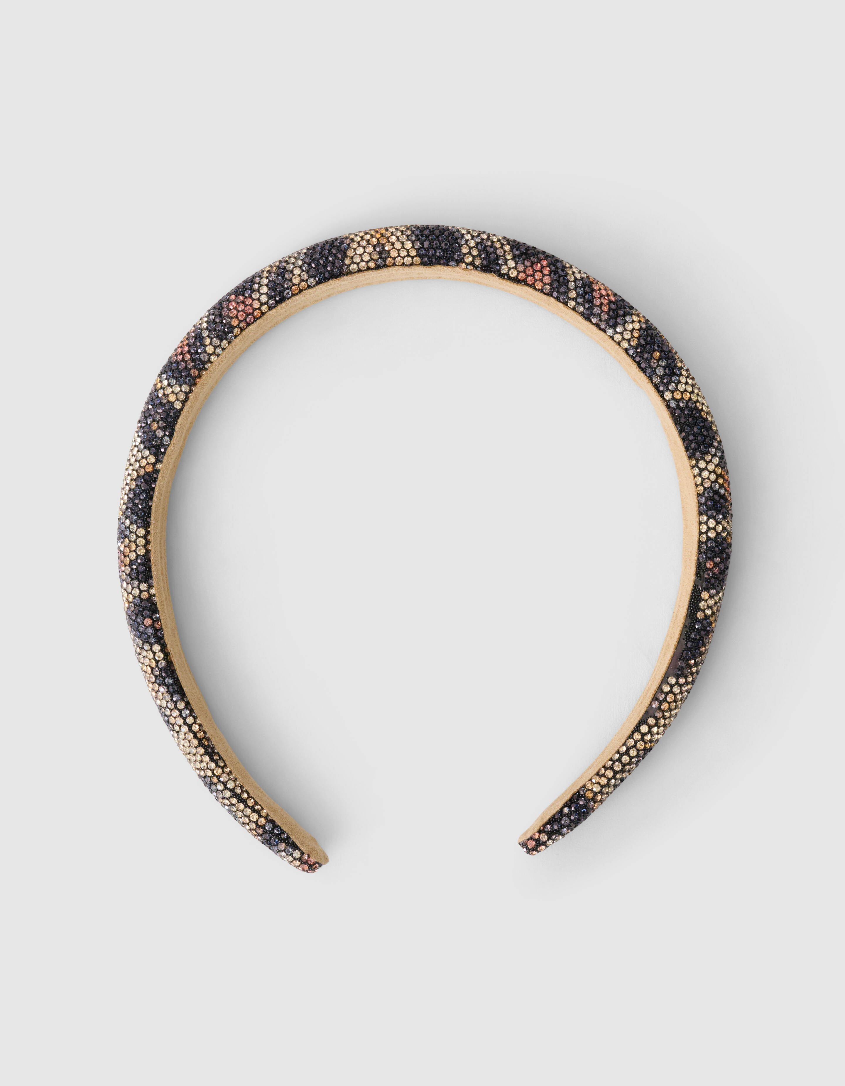 Strass Leopard Haarband Braun SHOEBY ACCESSOIRES