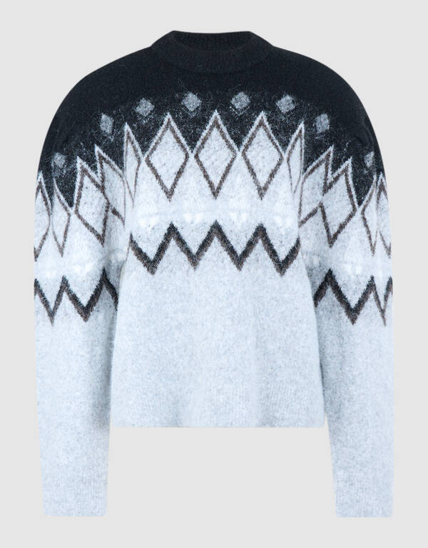 Studio Zigzag Pullover Hellgrau SHOEBY WOMEN