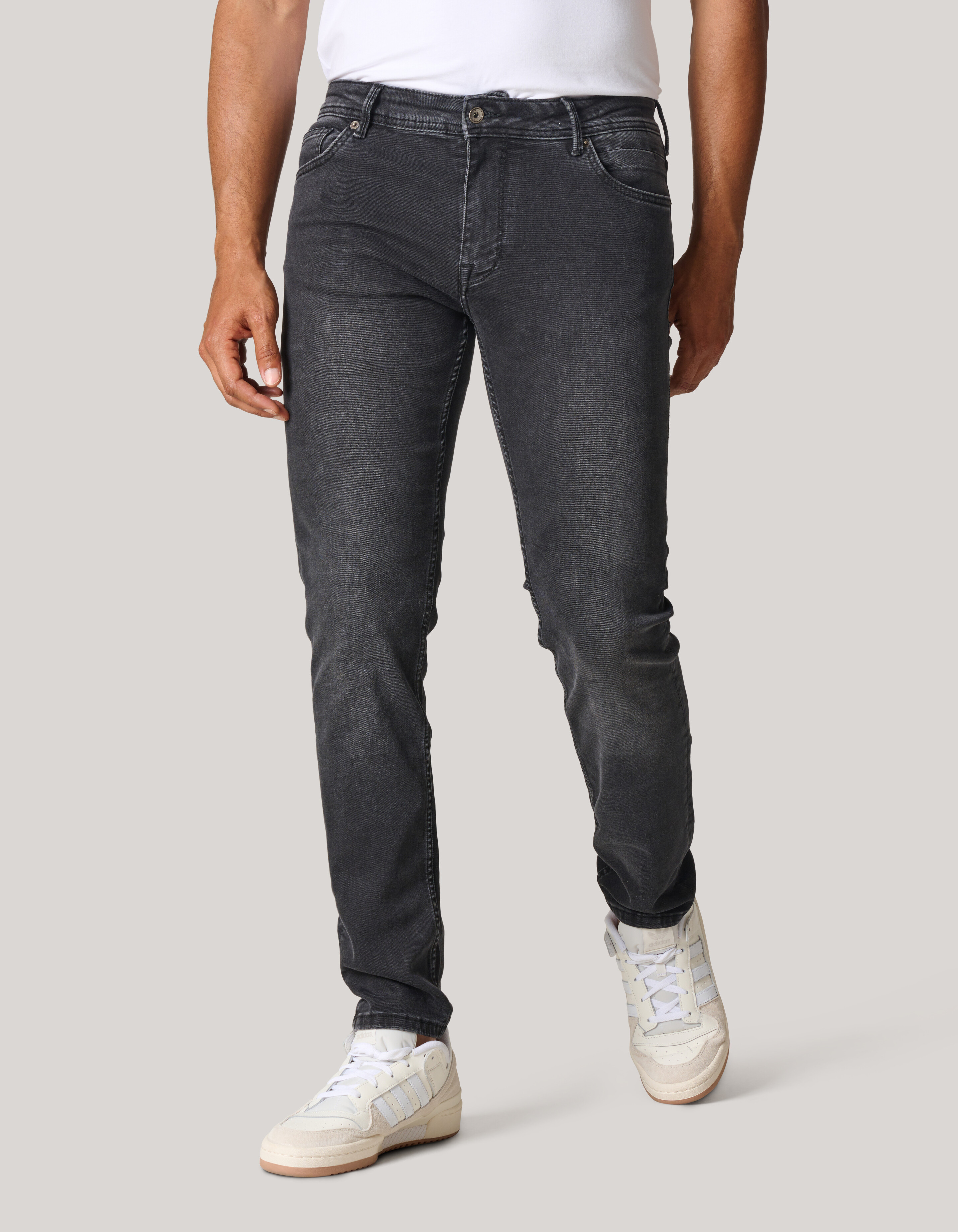 Skinny Jeans Schwarz Verwaschen L30 SHOEBY MEN