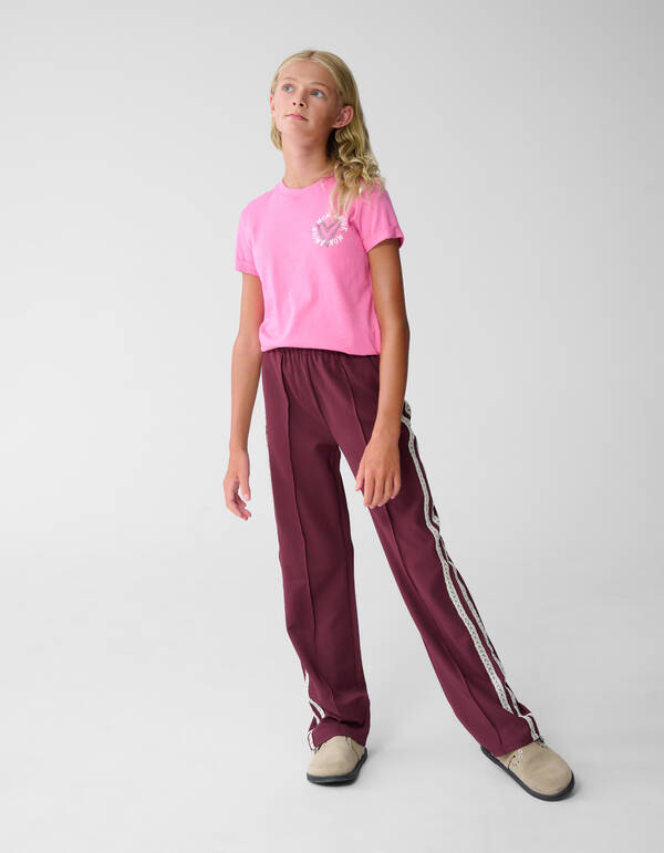 Mon Amour Artwork T-Shirt Rosa SHOEBY GIRLS