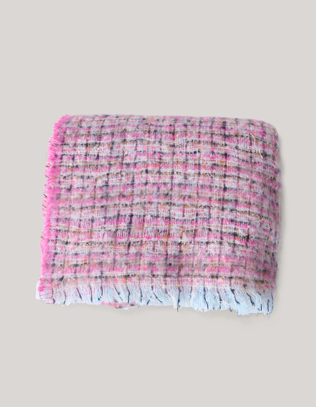 Tweed-Schal Rosa SHOEBY ACCESSOIRES