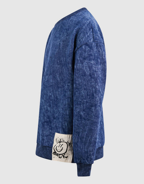 Washed Pullover Blau SHOEBY BOYS