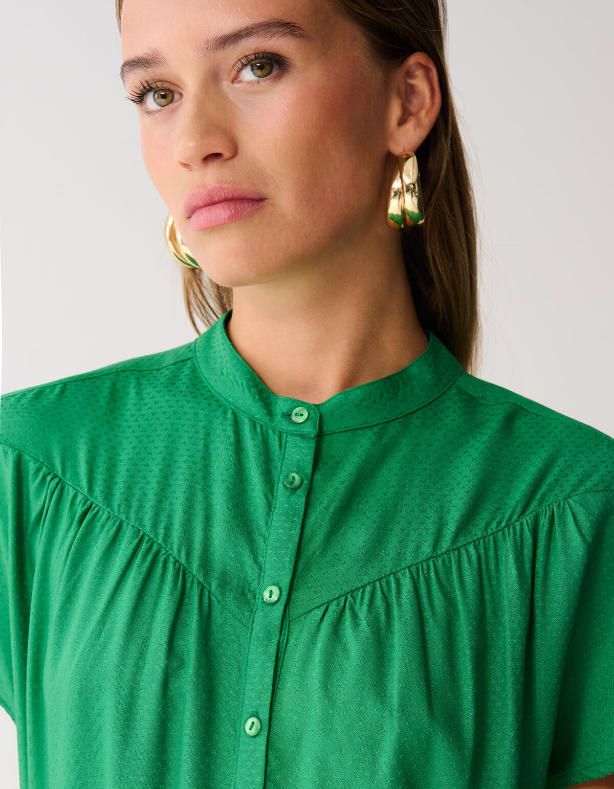 Struktur Top Grün SHOEBY WOMEN