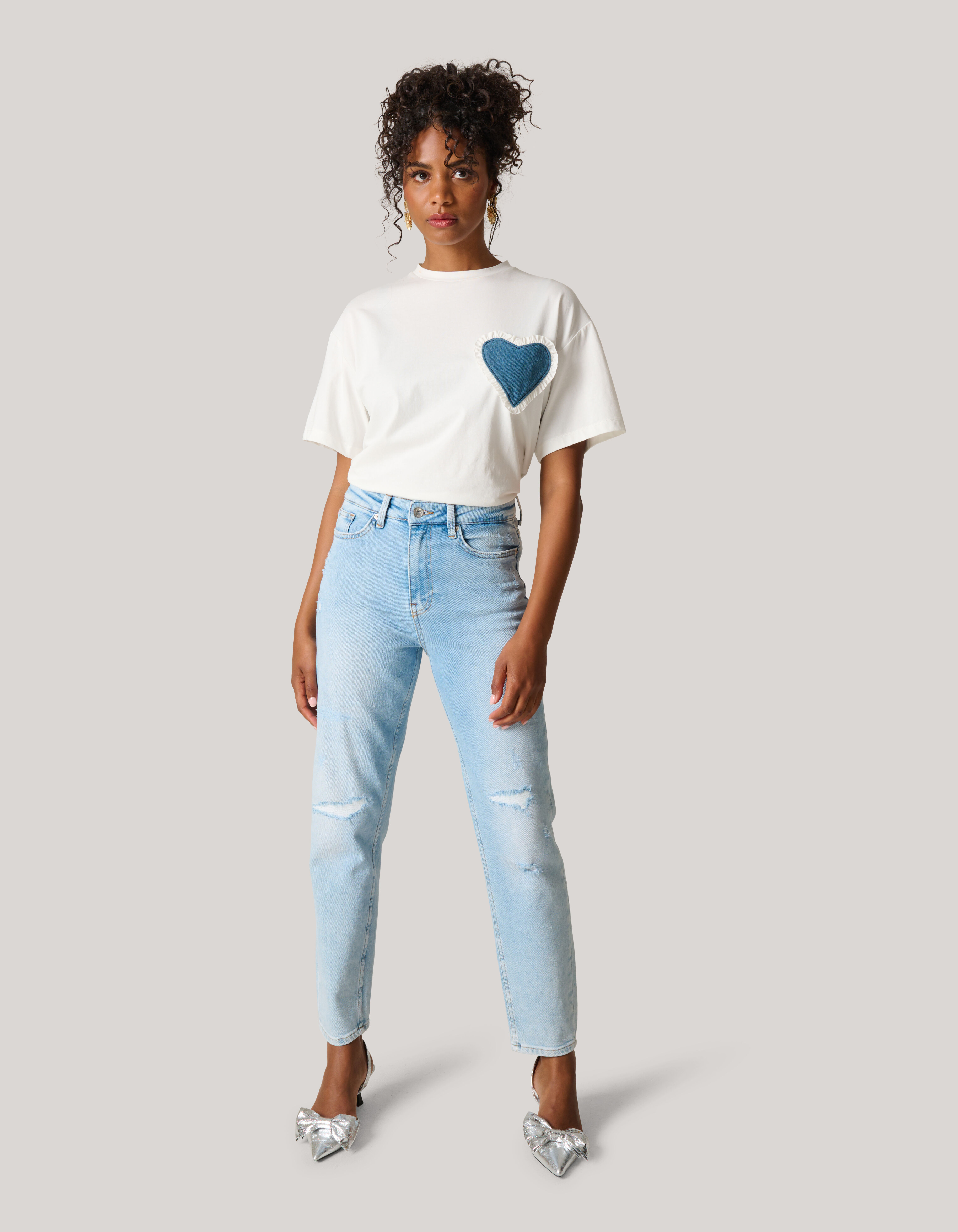 Tapered leg jeans womens best sale