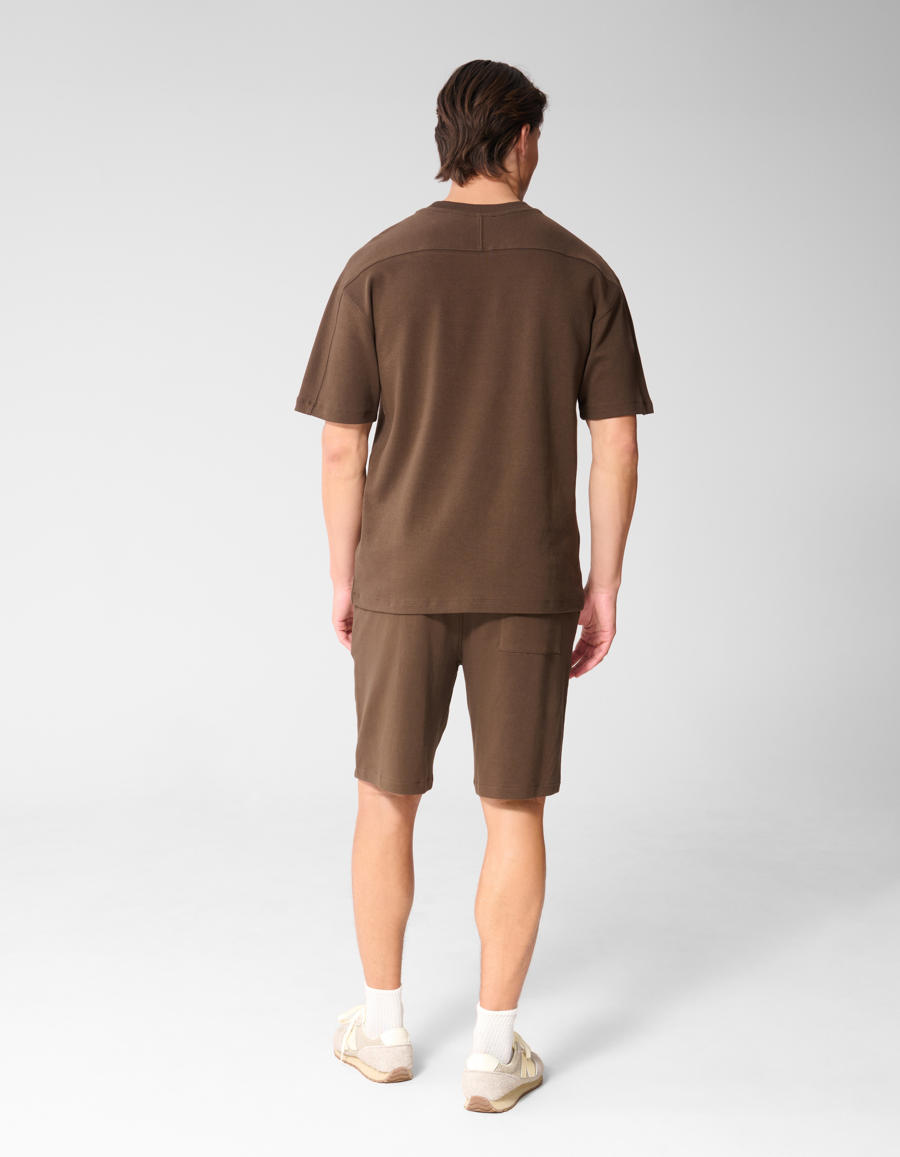 Spark Label T-Shirt Dunkelbraun SHOEBY MEN