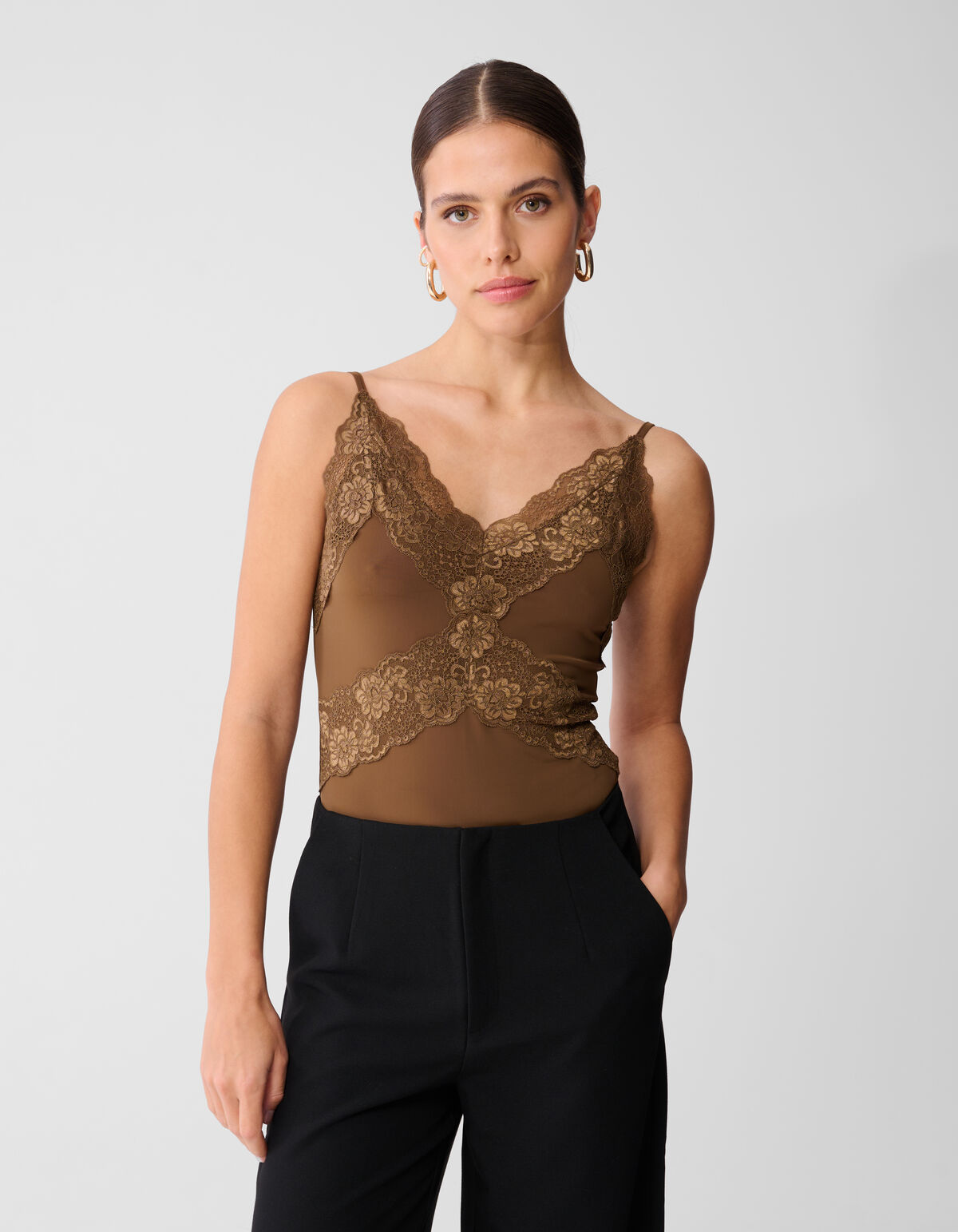 Spitzenbody Khaki SHOEBY WOMEN