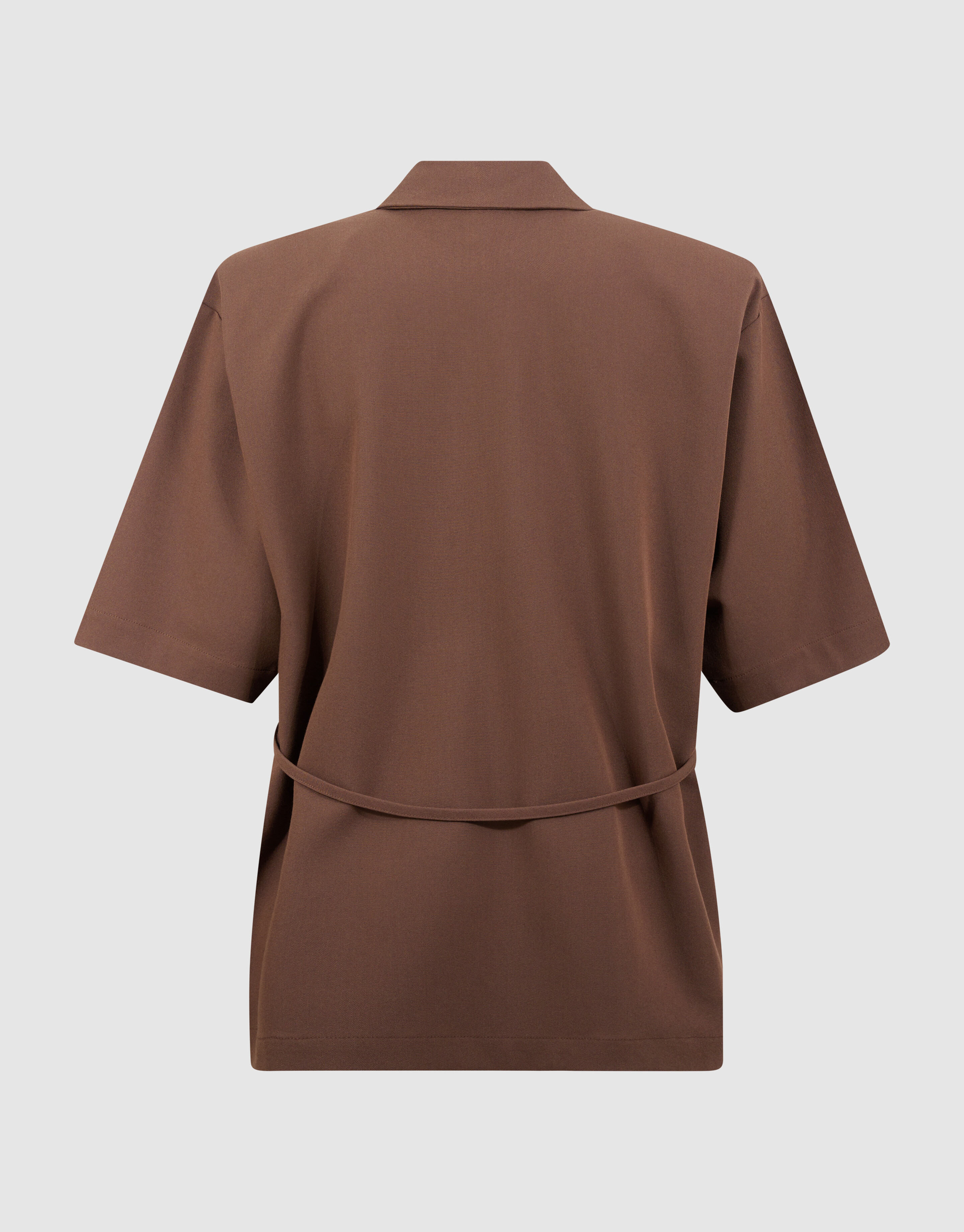 &Uuml;bergro&szlig;e Blazerbluse Braun von Fred SHOEBY WOMEN