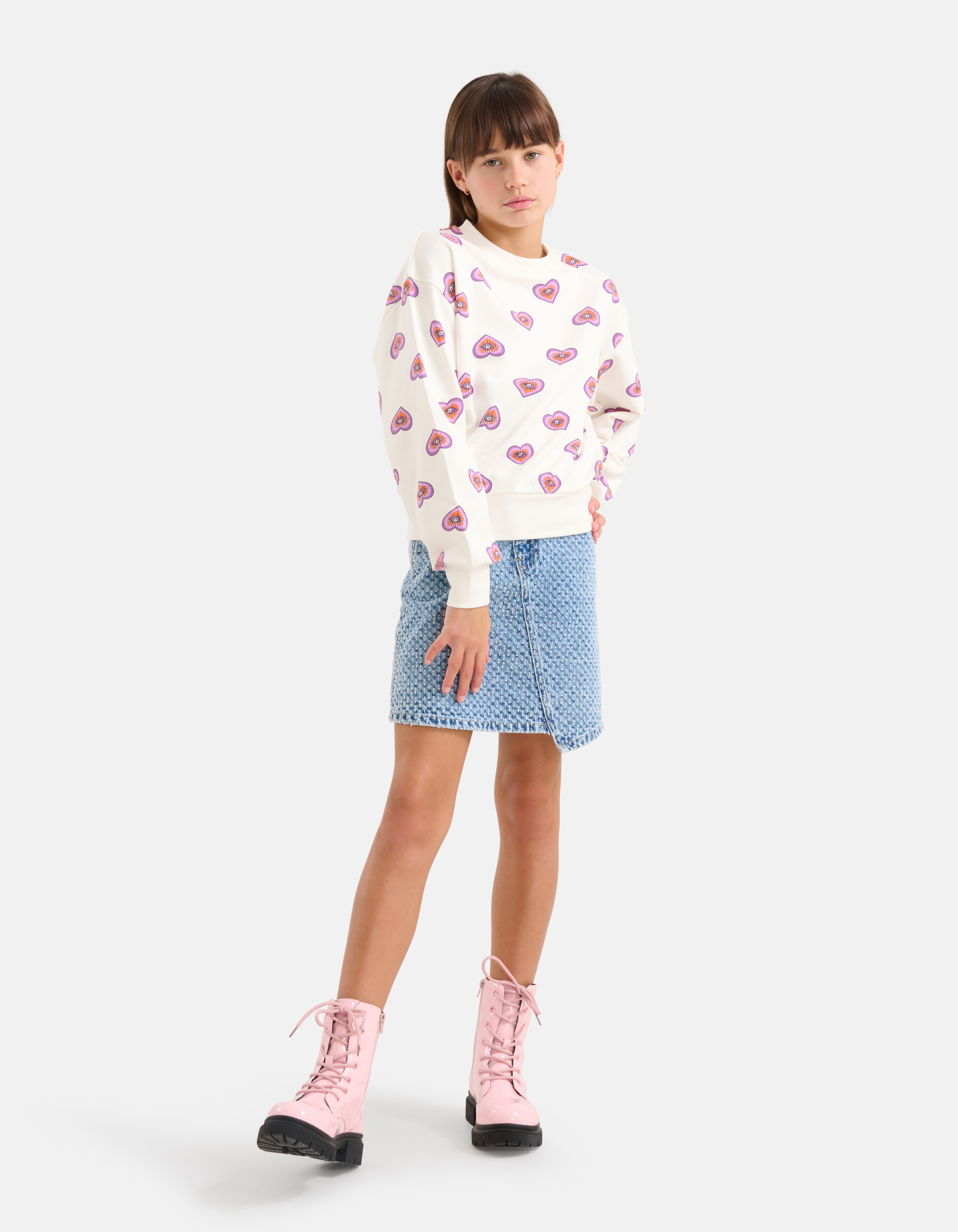 Strukturierter Jeansrock gebleicht SHOEBY GIRLS