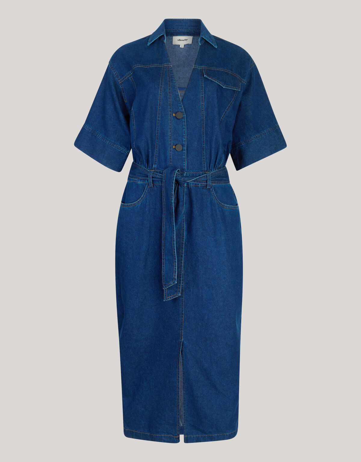 Maxi-Denim-Kleid Dunkelblau von Mieke SHOEBY WOMEN