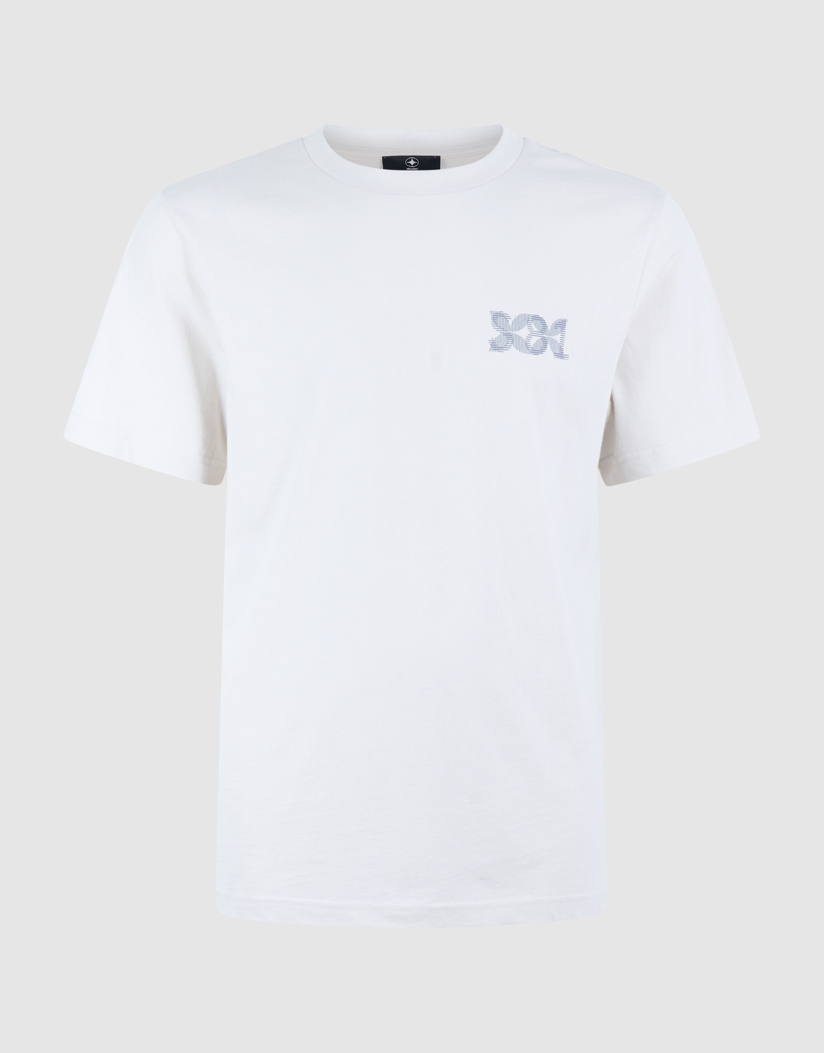 Stripe Mix T-Shirt Gebrochen Wei&szlig; SHOEBY MEN