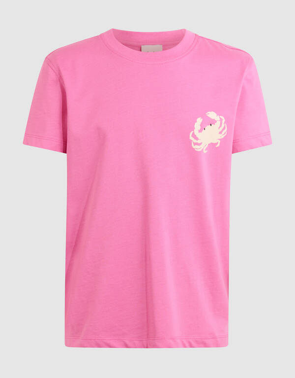 Beach Club Artwork T-shirt Rosa SHOEBY GIRLS