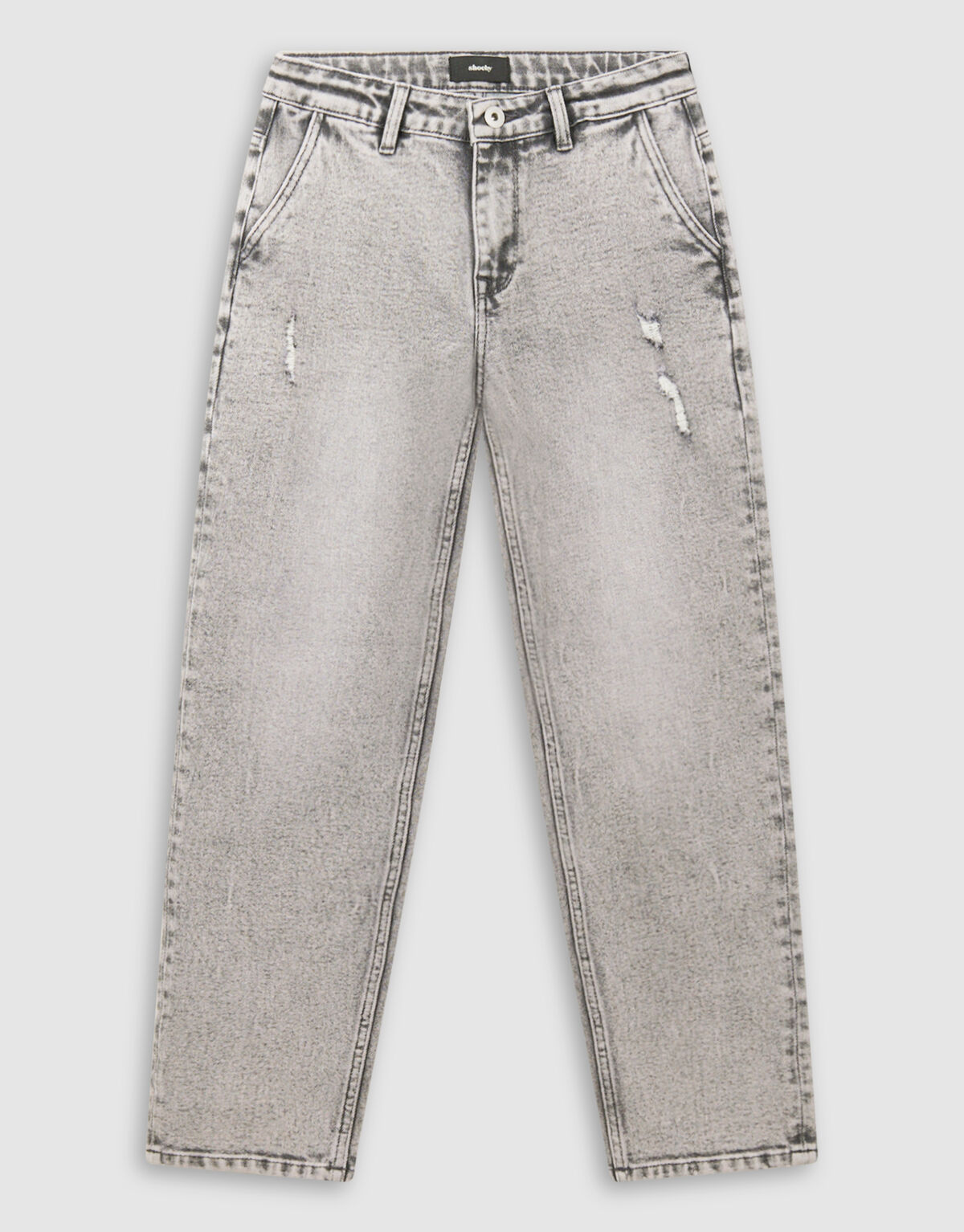 Straight-Fit-Jeans Grau SHOEBY BOYS
