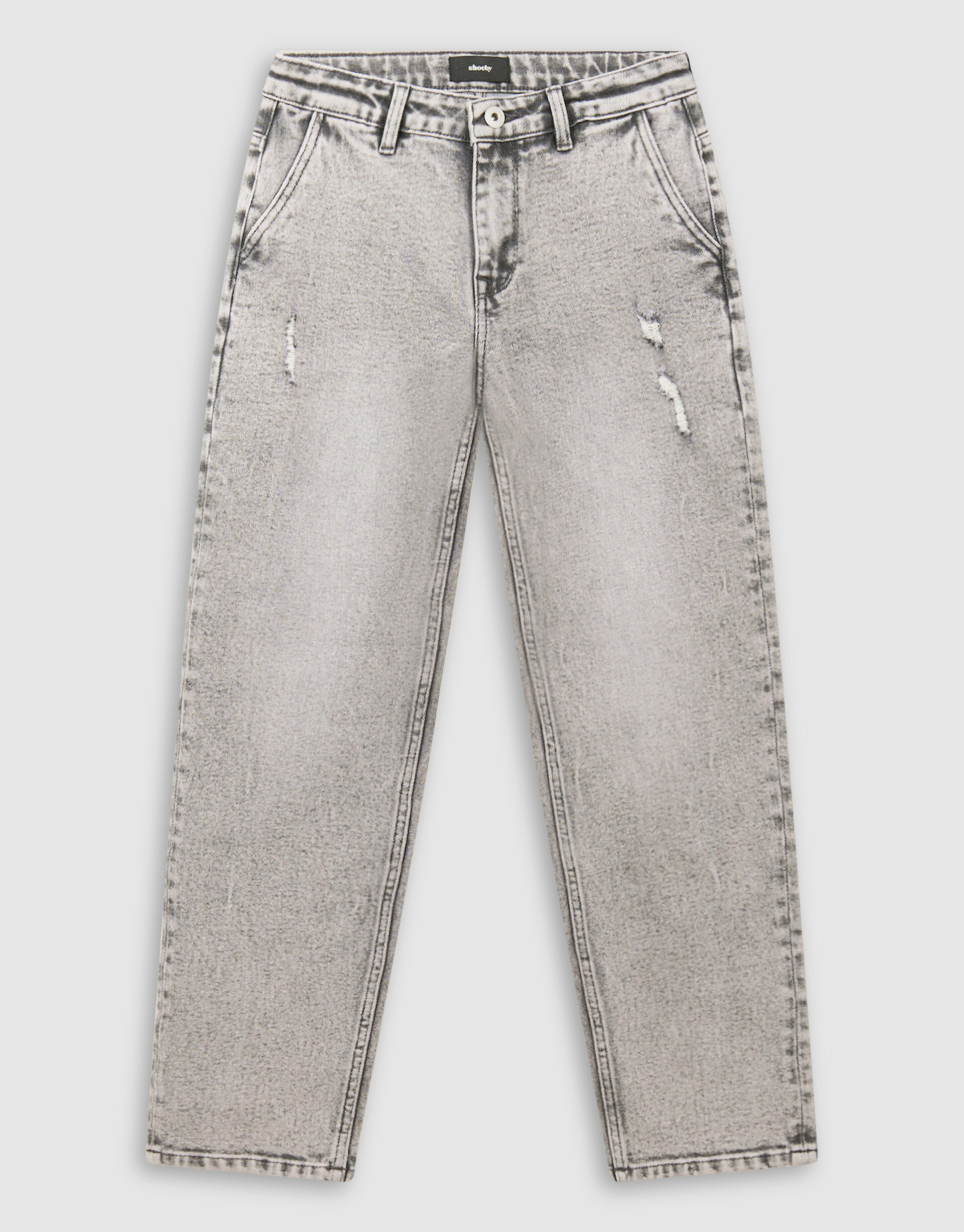 Straight-Fit-Jeans Grau SHOEBY BOYS