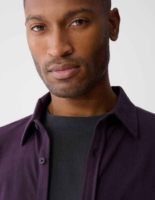 Twillhemd, dunkelrot SHOEBY MEN