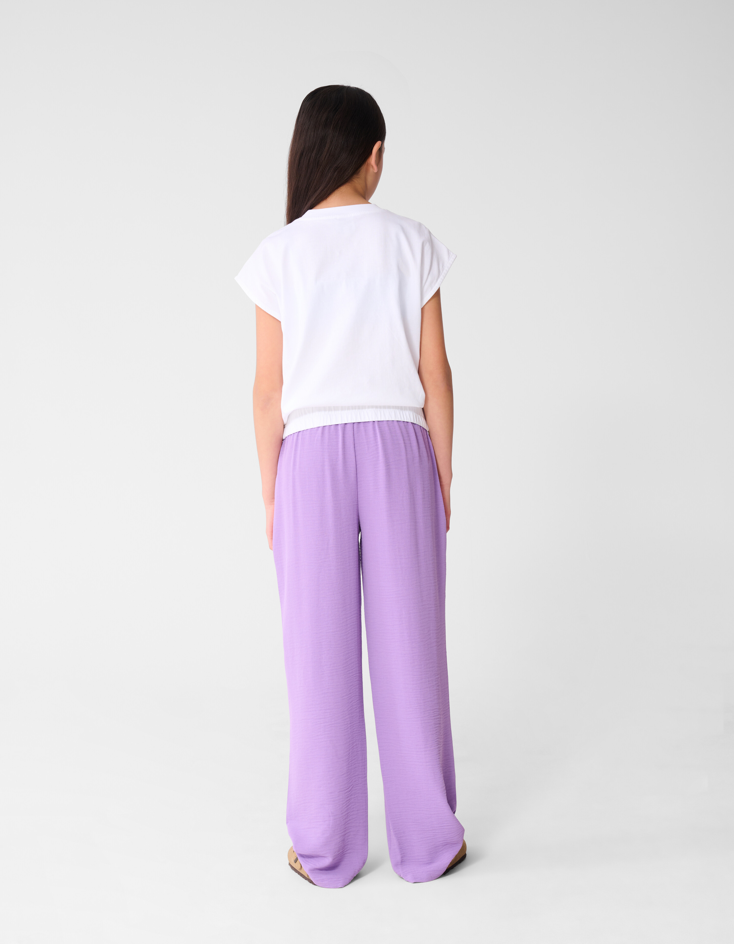 Twist Wide Leg Hose Lila SHOEBY GIRLS