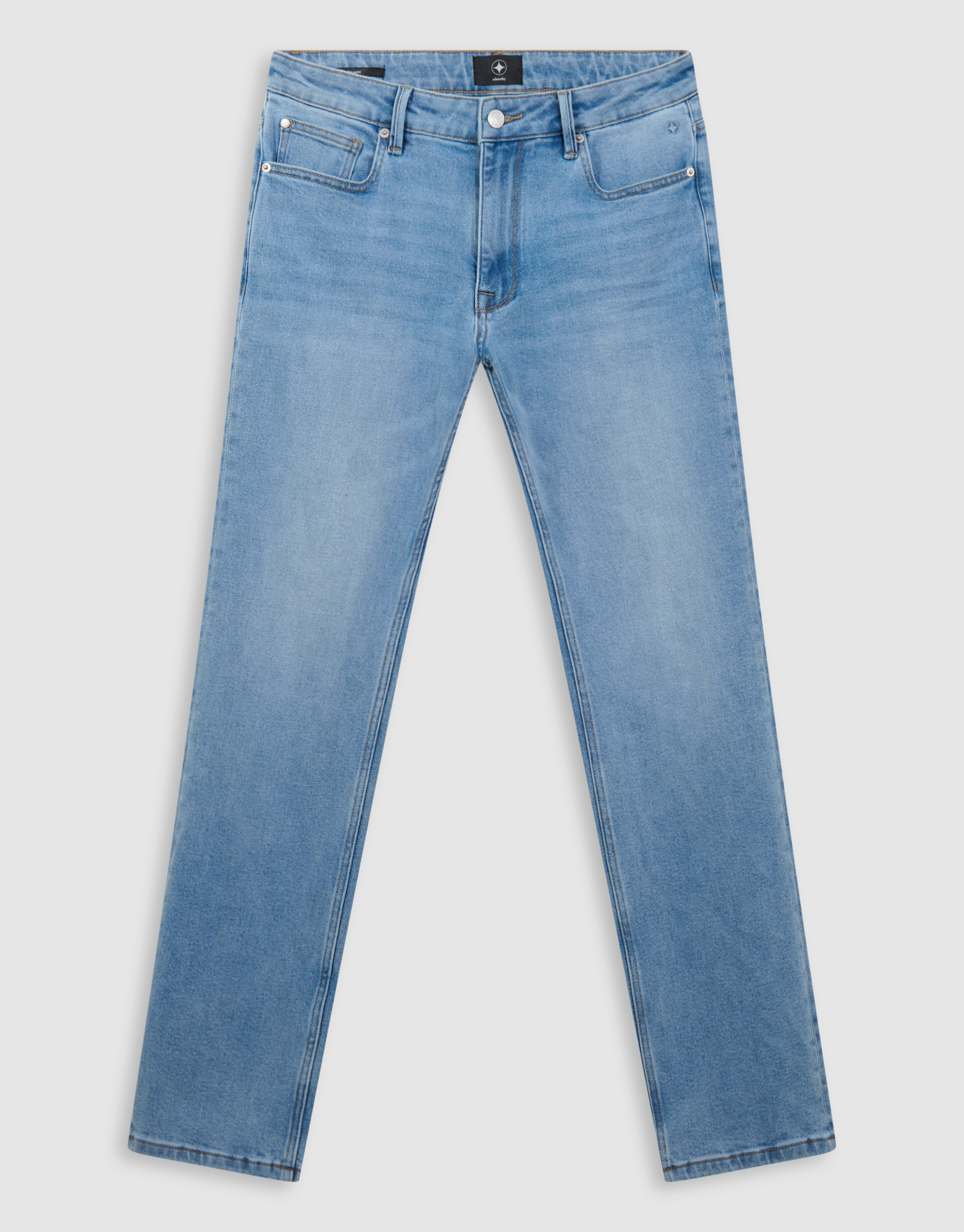 Straight Fit Jeans Hellblau L32 SHOEBY MEN