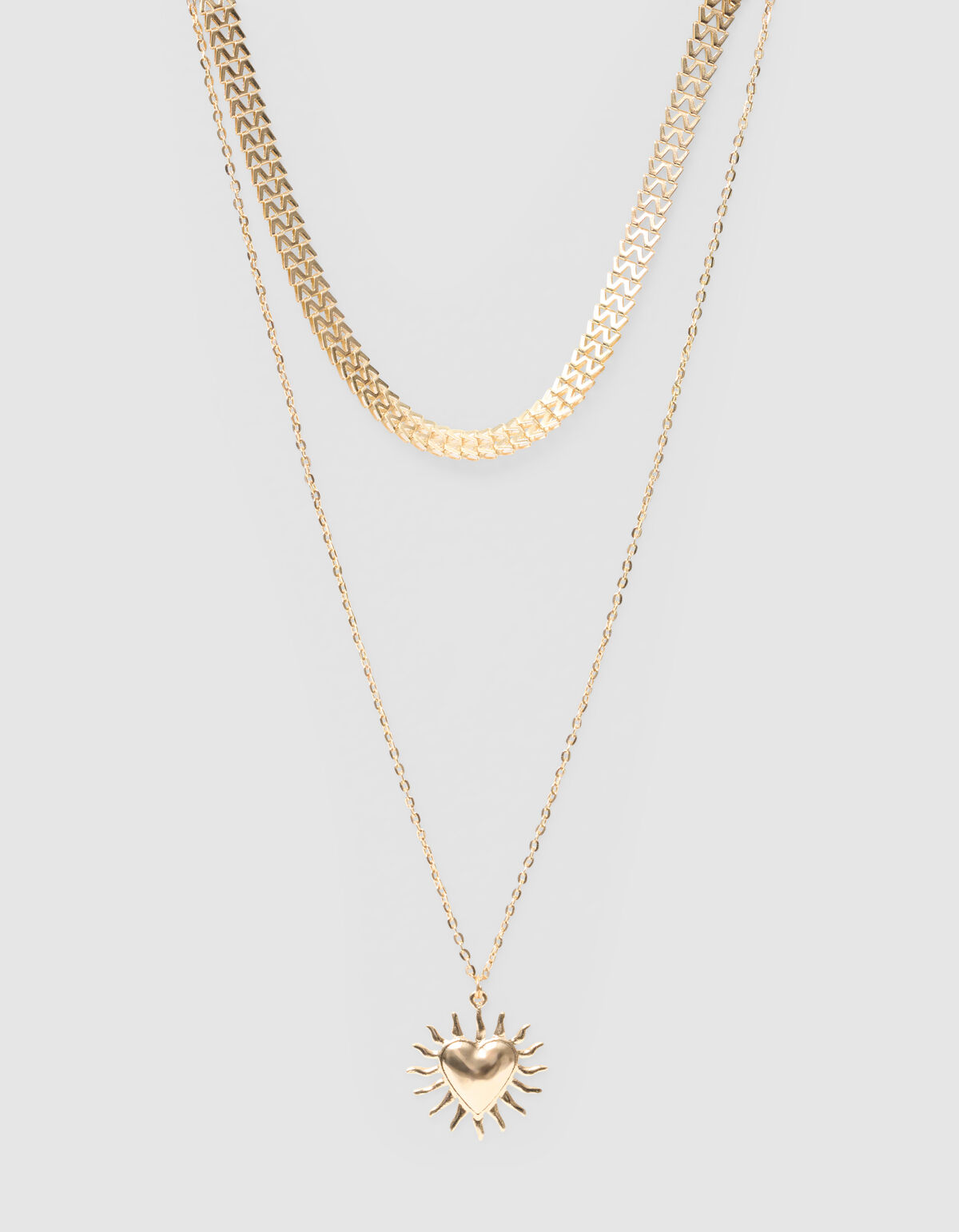 Herz-Lagenkette Gold SHOEBY ACCESSOIRES