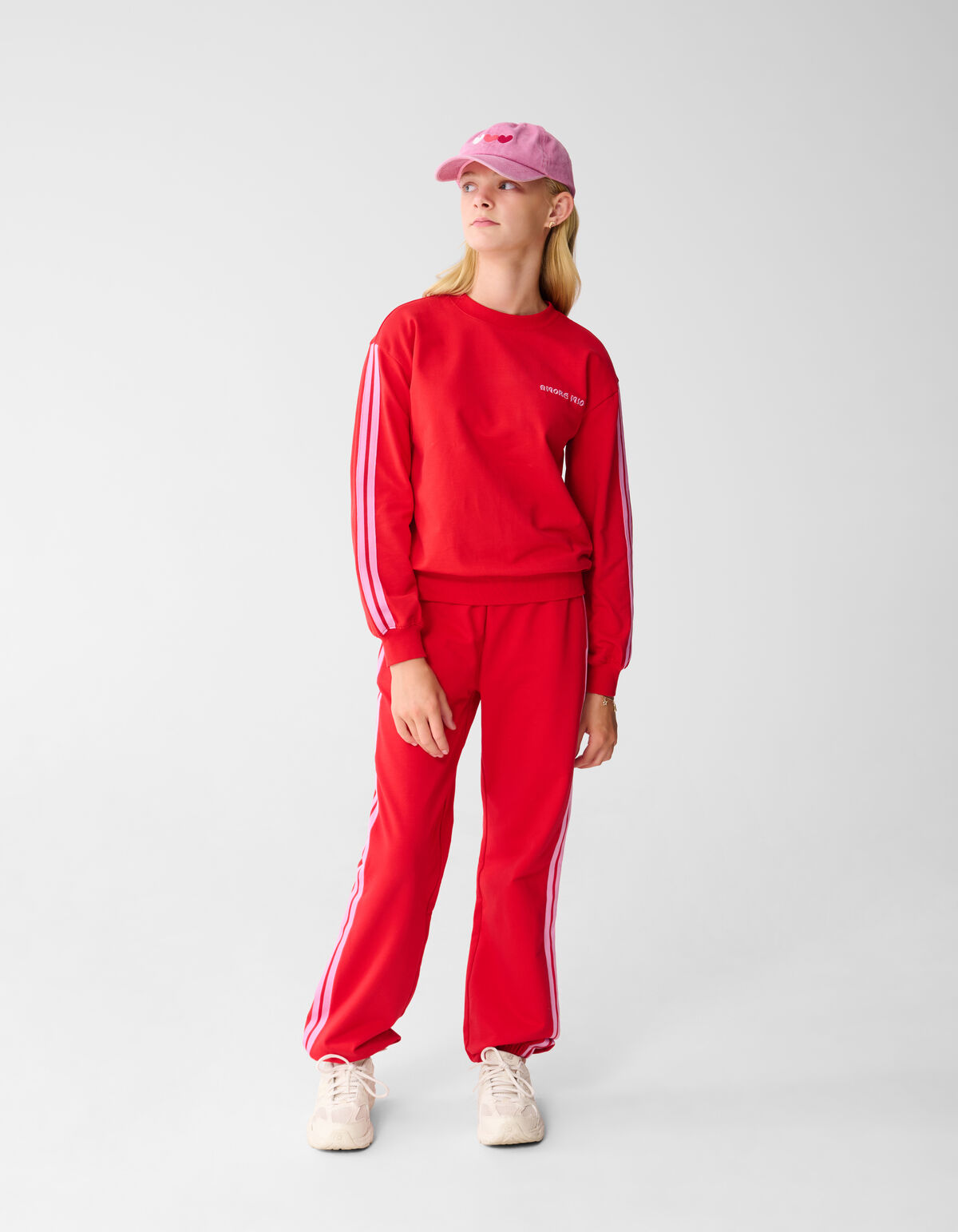 Sportlicher Amore Pullover Rot SHOEBY GIRLS