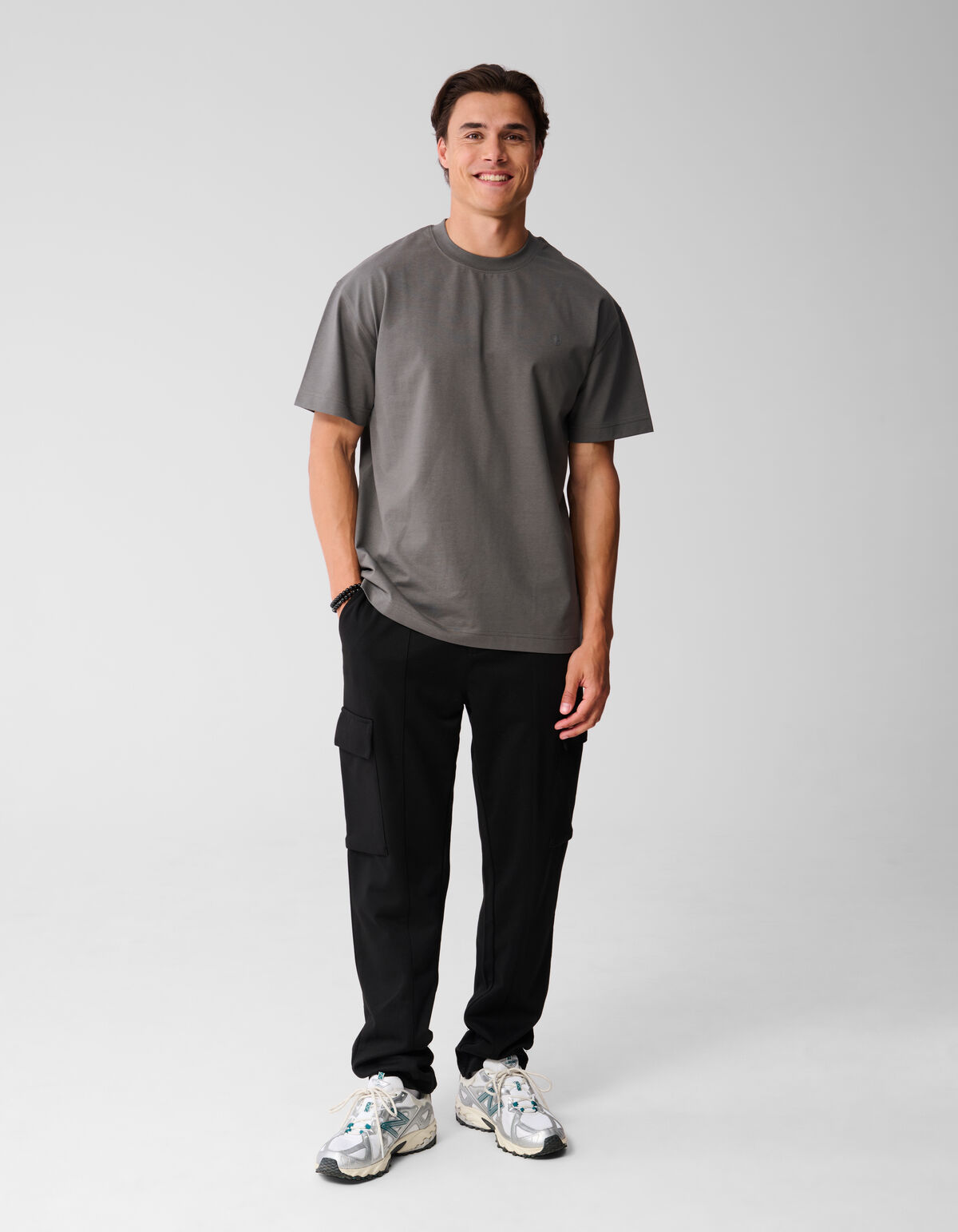 Sprankle Logo-T-Shirt Dunkelgrün SHOEBY MEN