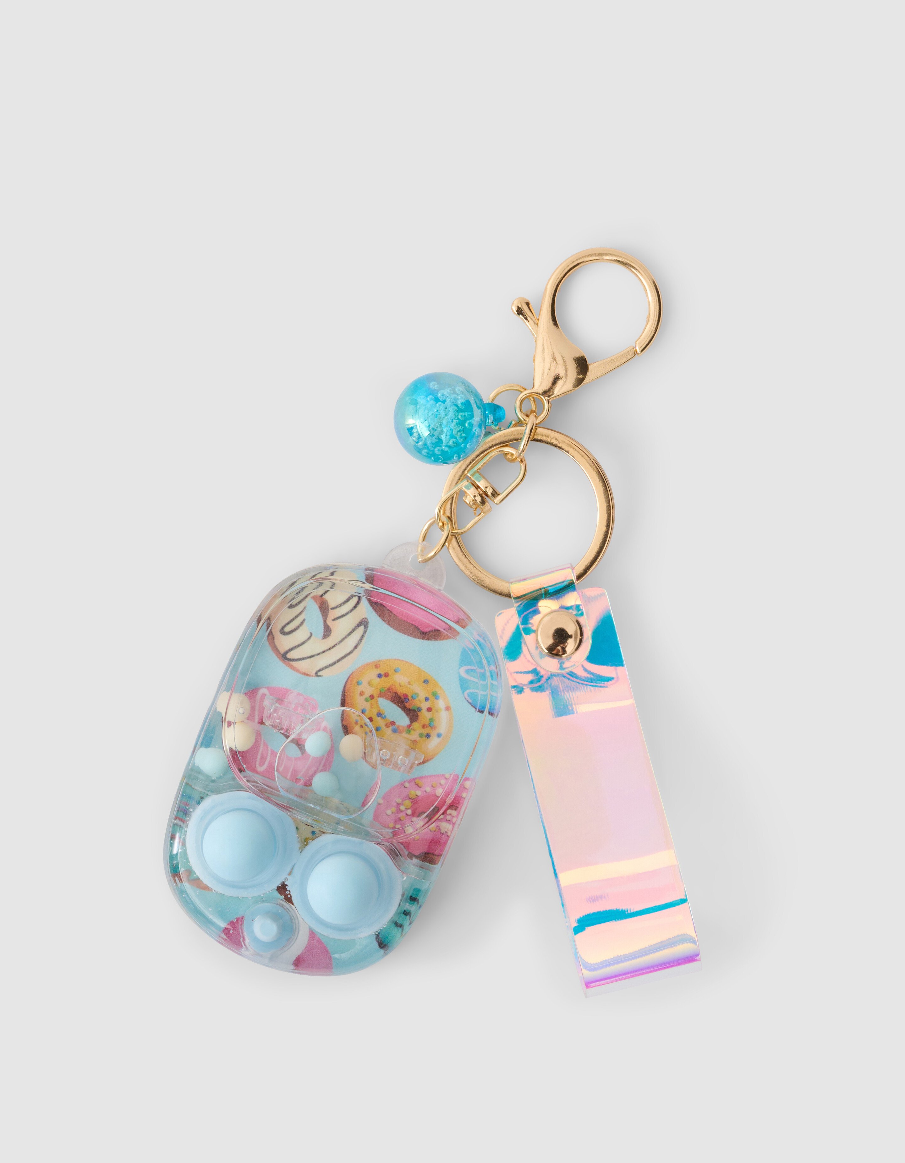 Donut Schlüsselanhänger Hellblau SHOEBY ACCESSOIRES