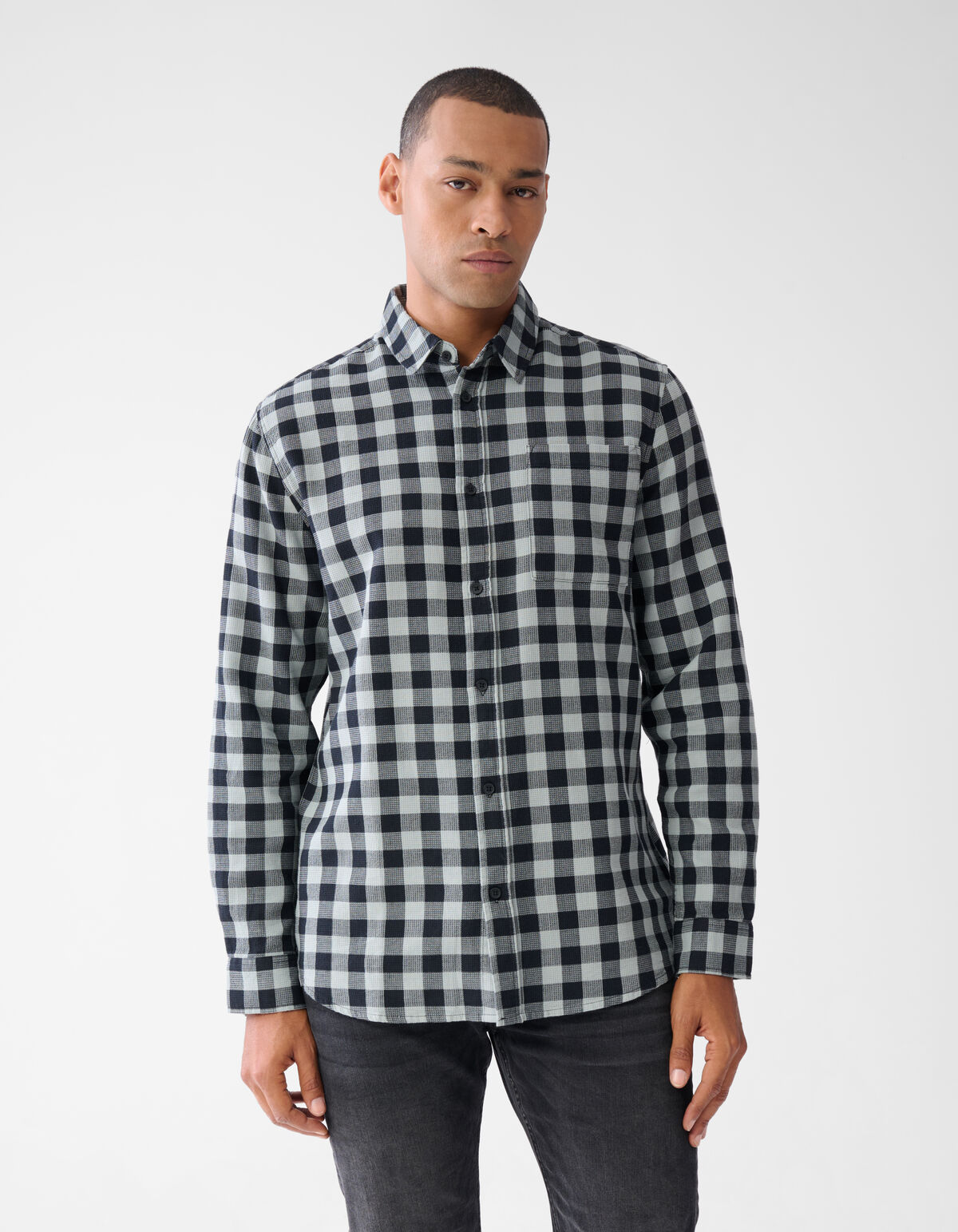 Blocked Shirt Schwarz SHOEBY MEN