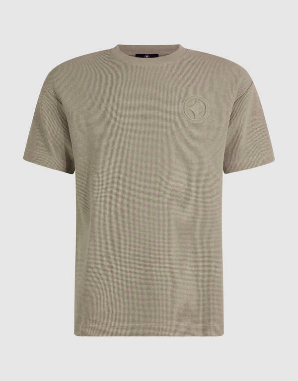 Gr&uuml;nes Waffel-T-Shirt SHOEBY MEN