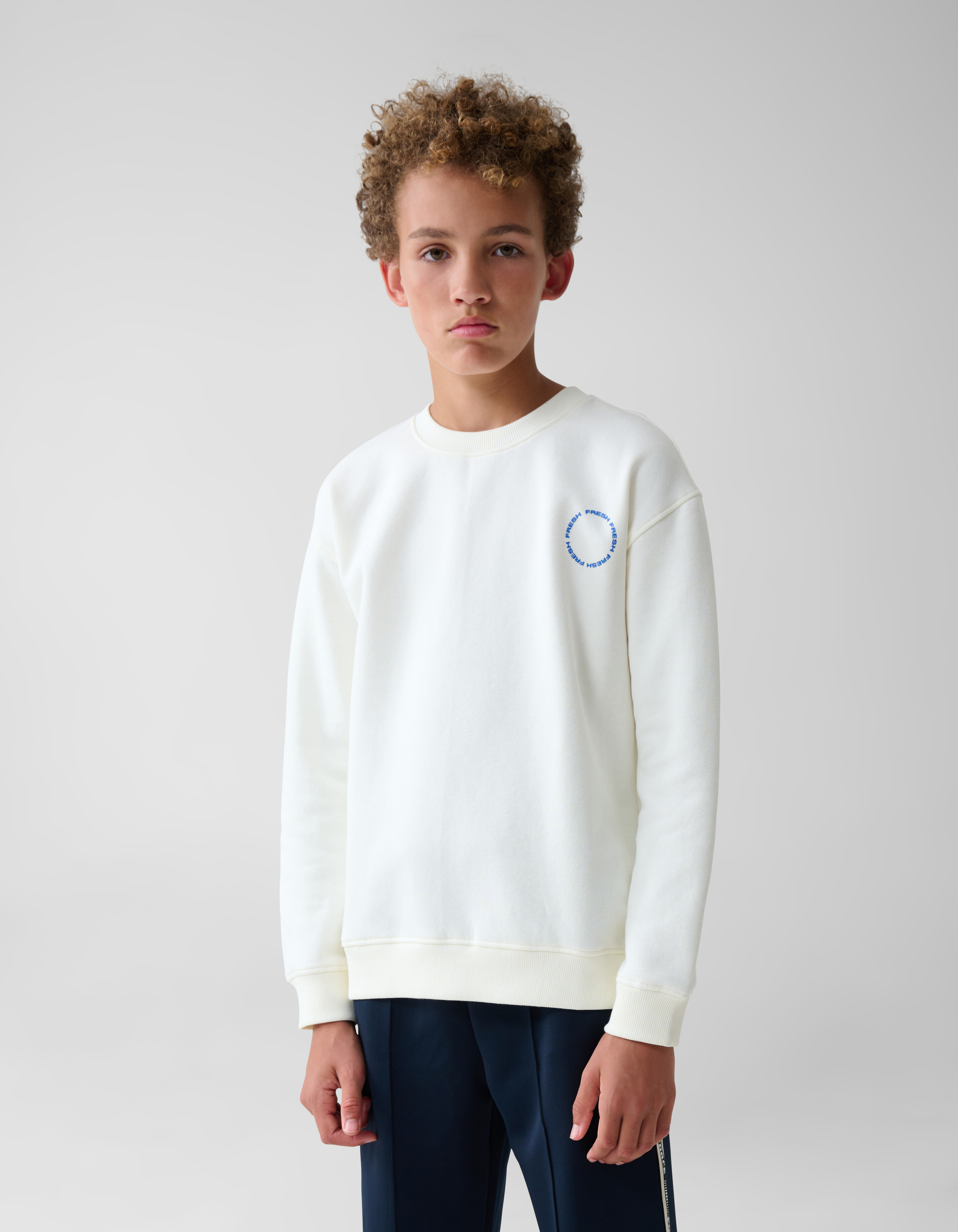 Artwork Pullover Weiß SHOEBY BOYS