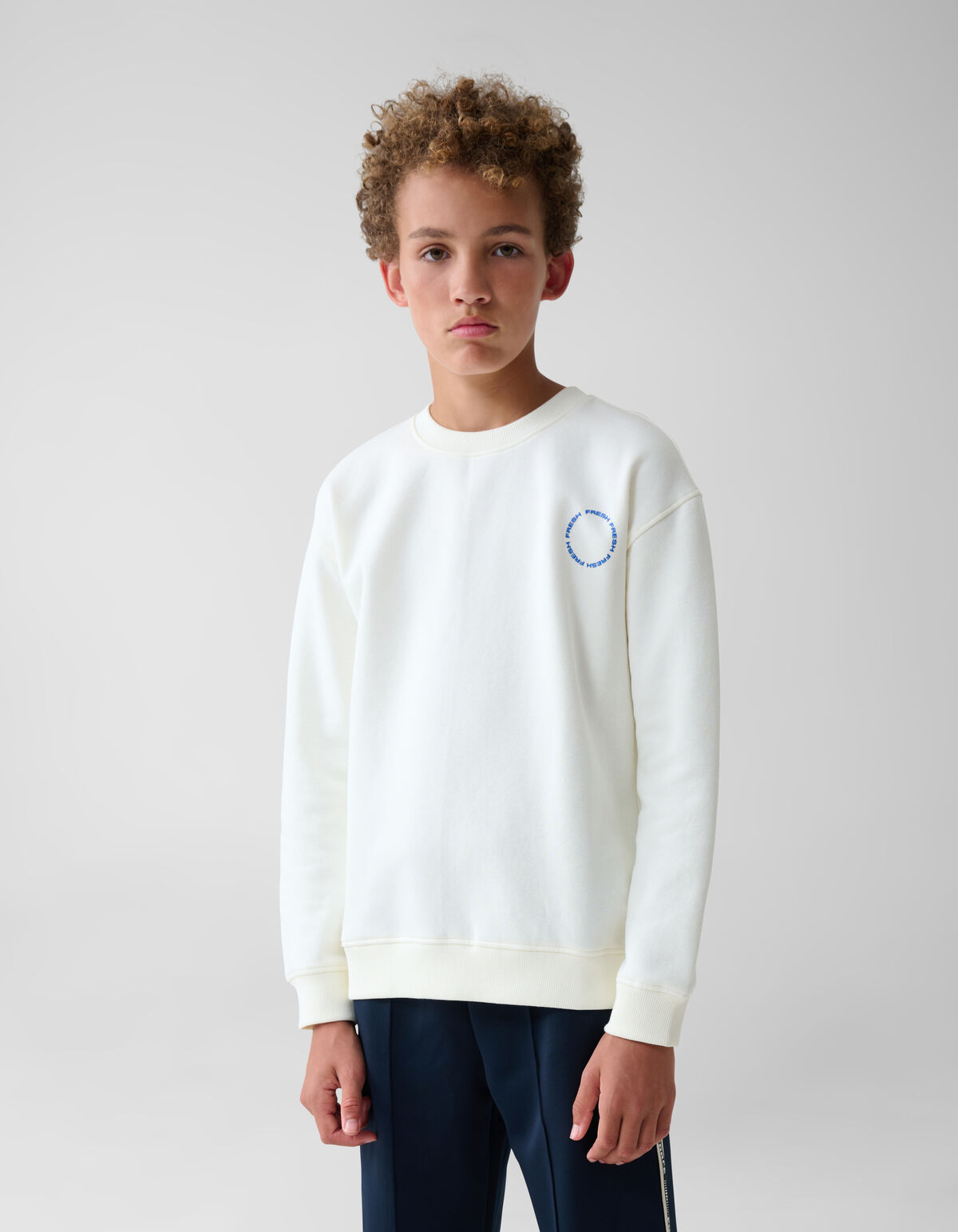 Artwork Pullover Weiß SHOEBY BOYS