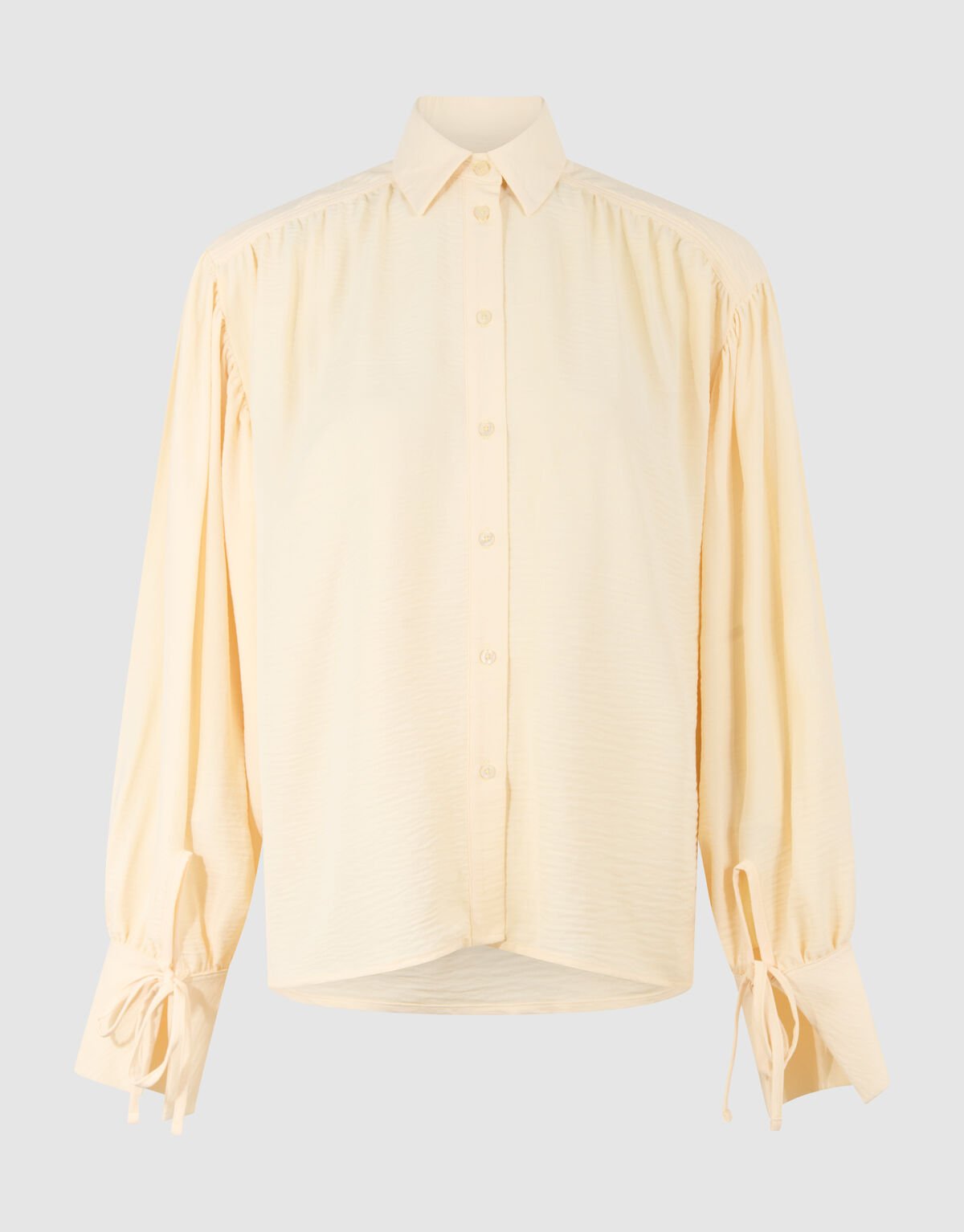 Oversized Twist Blouse Lichtgeel SHOEBY WOMEN