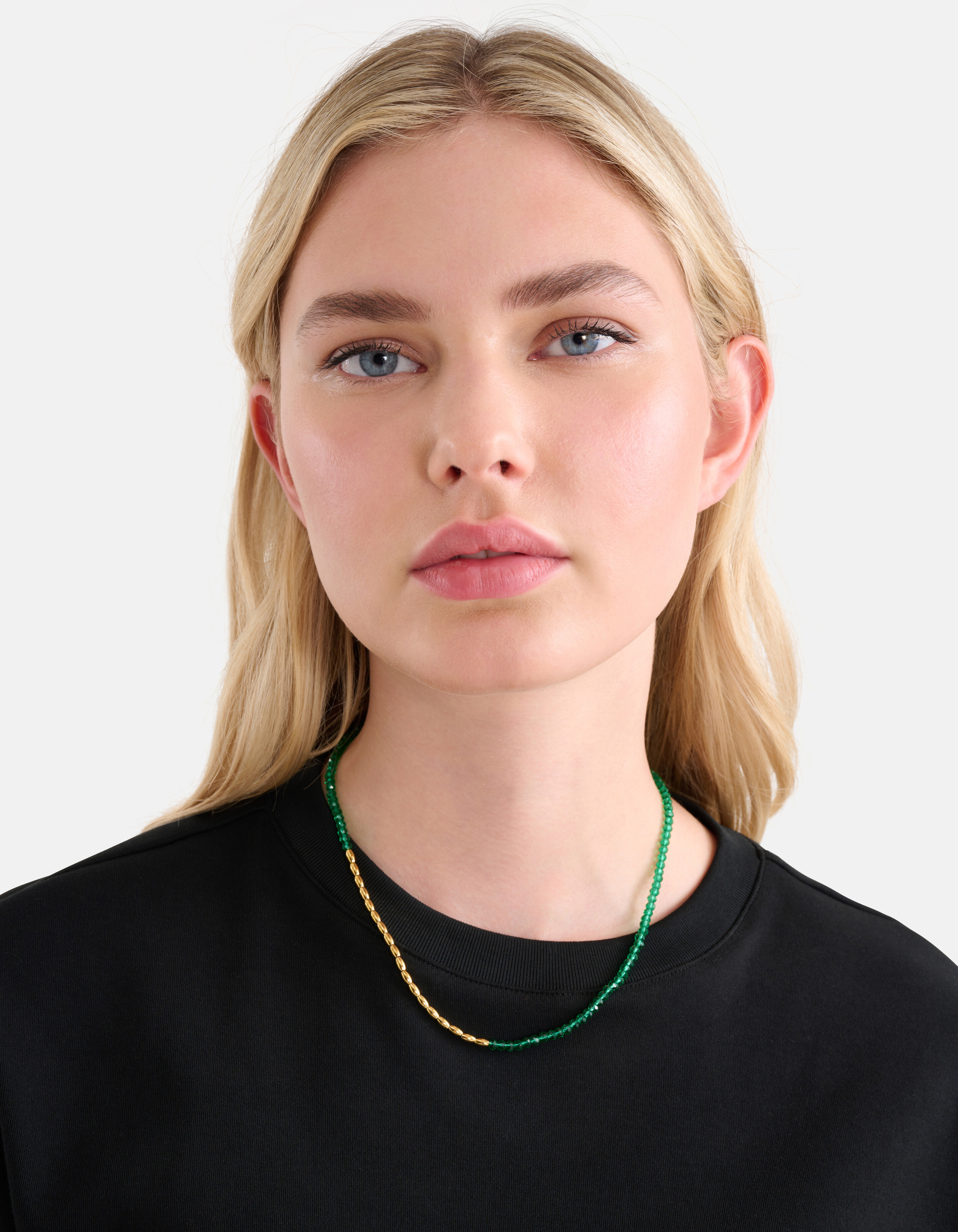 Perlenkette Grün SHOEBY ACCESSOIRES