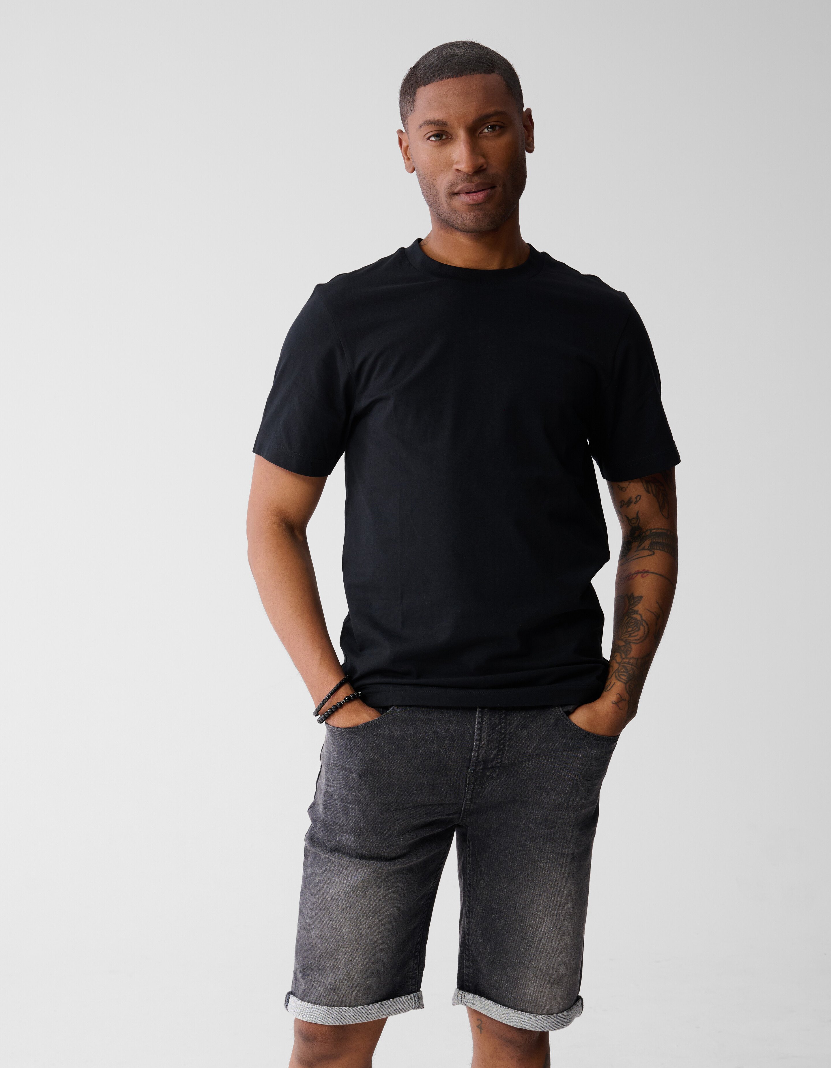 Artwork T-shirt Schwarz SHOEBY MEN