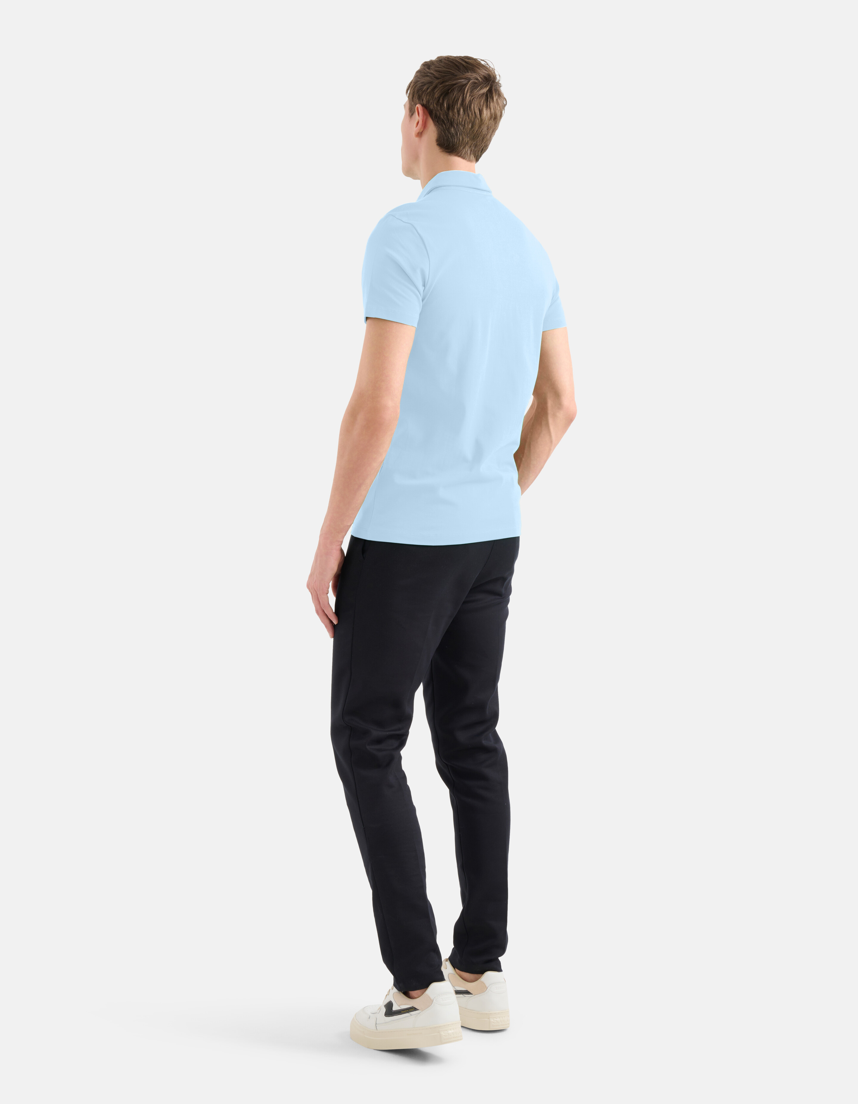 Jersey Poloshirt hellblau SHOEBY MEN