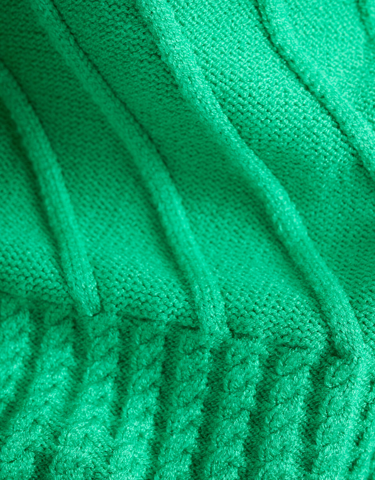 Diagonaler Pullover Grün SHOEBY WOMEN