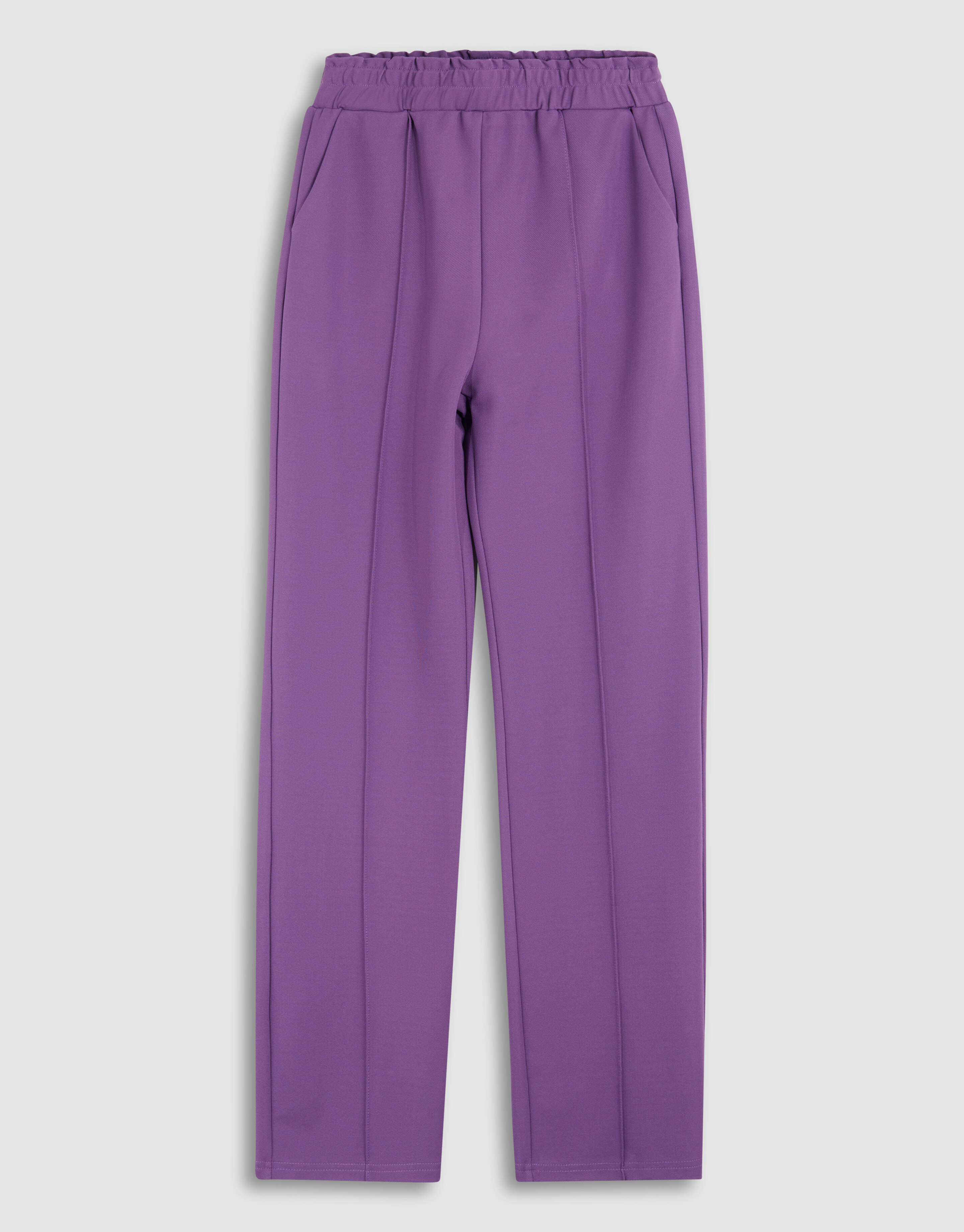 Basis Wide Leg Broek Paars SHOEBY GIRLS
