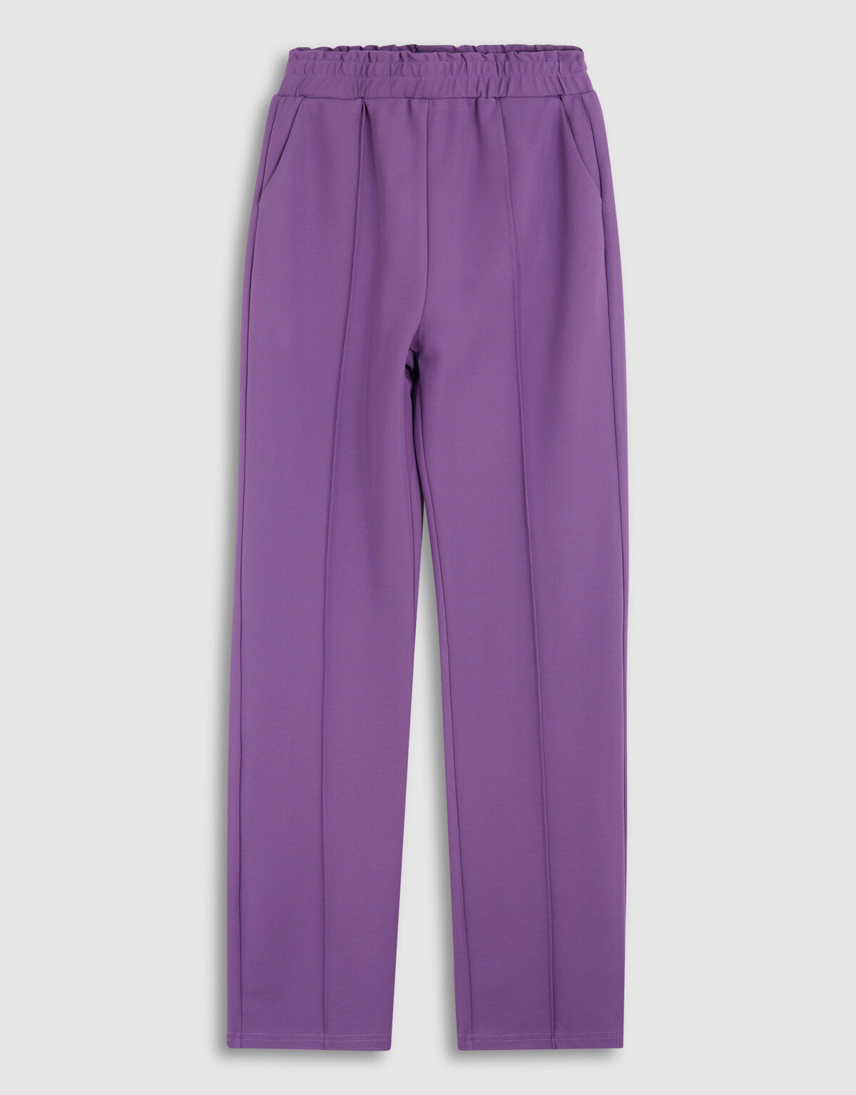 Basis Wide Leg Broek Paars SHOEBY GIRLS