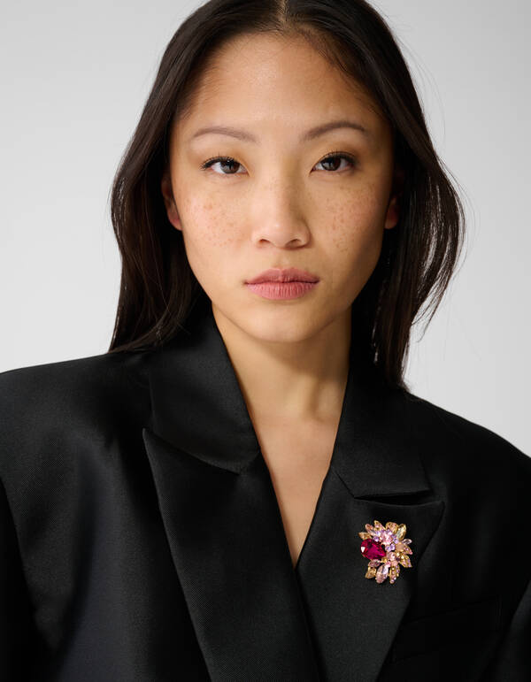 Multistrass-Brosche Gold SHOEBY ACCESSOIRES