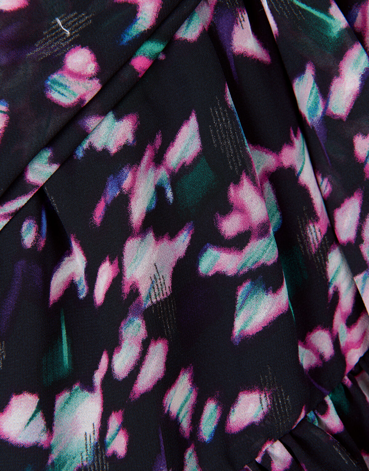 Rock mit abstraktem Druck SHOEBY GIRLS