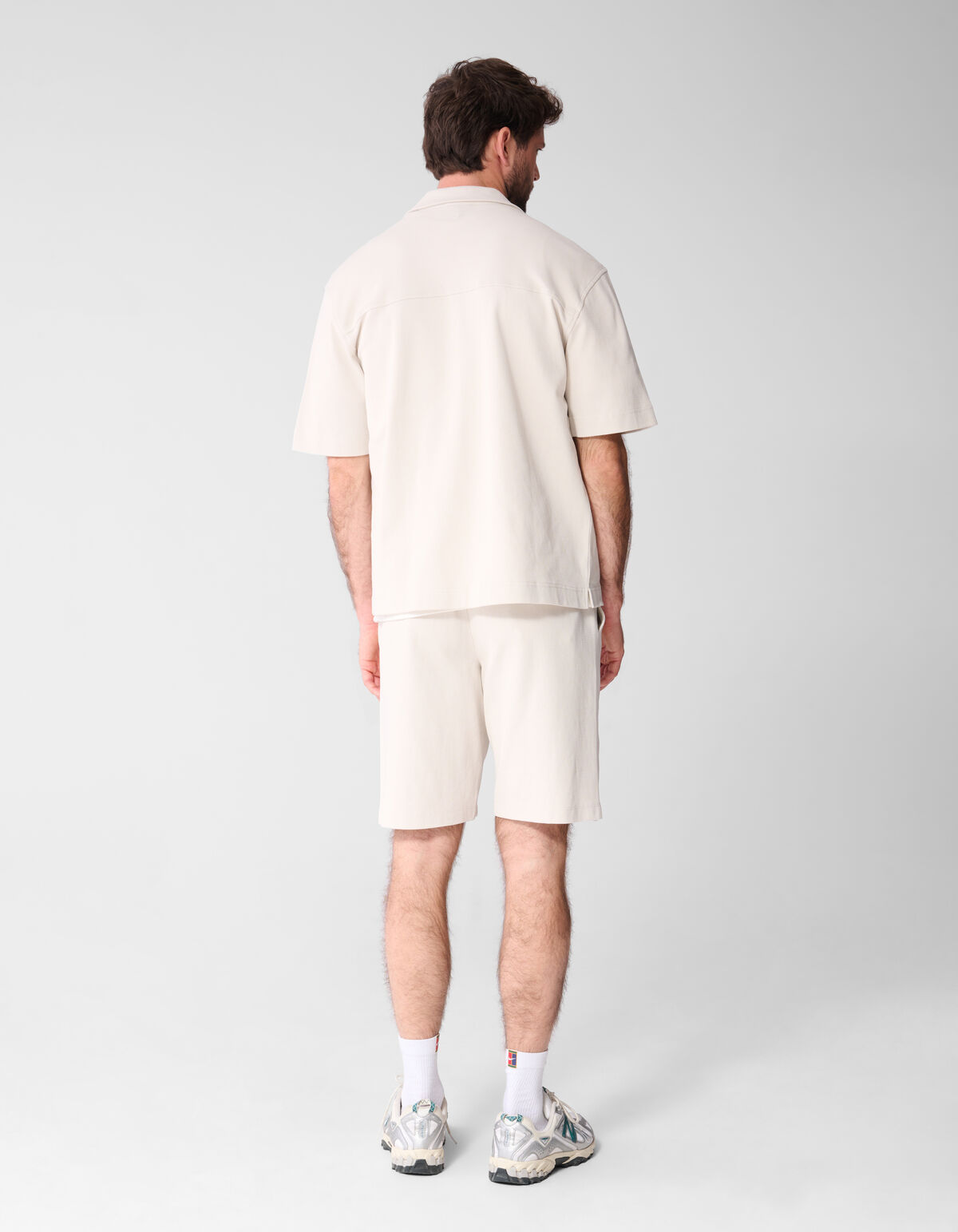 Zip Overshirt Hellgrau SHOEBY MEN