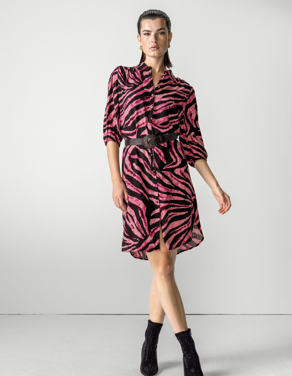 Strass-Stiefelette Schwarz SHOEBY SHOES