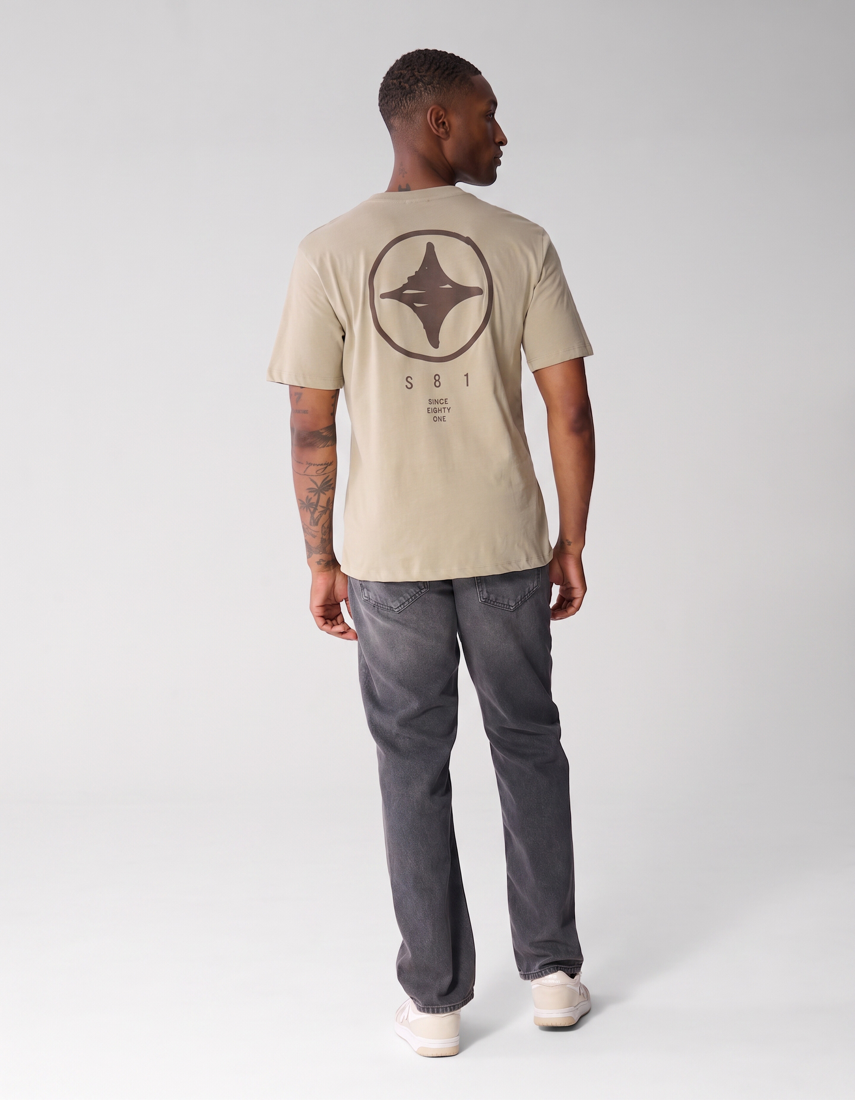 Kratzkunst T-Shirt Hellgr&uuml;n SHOEBY MEN