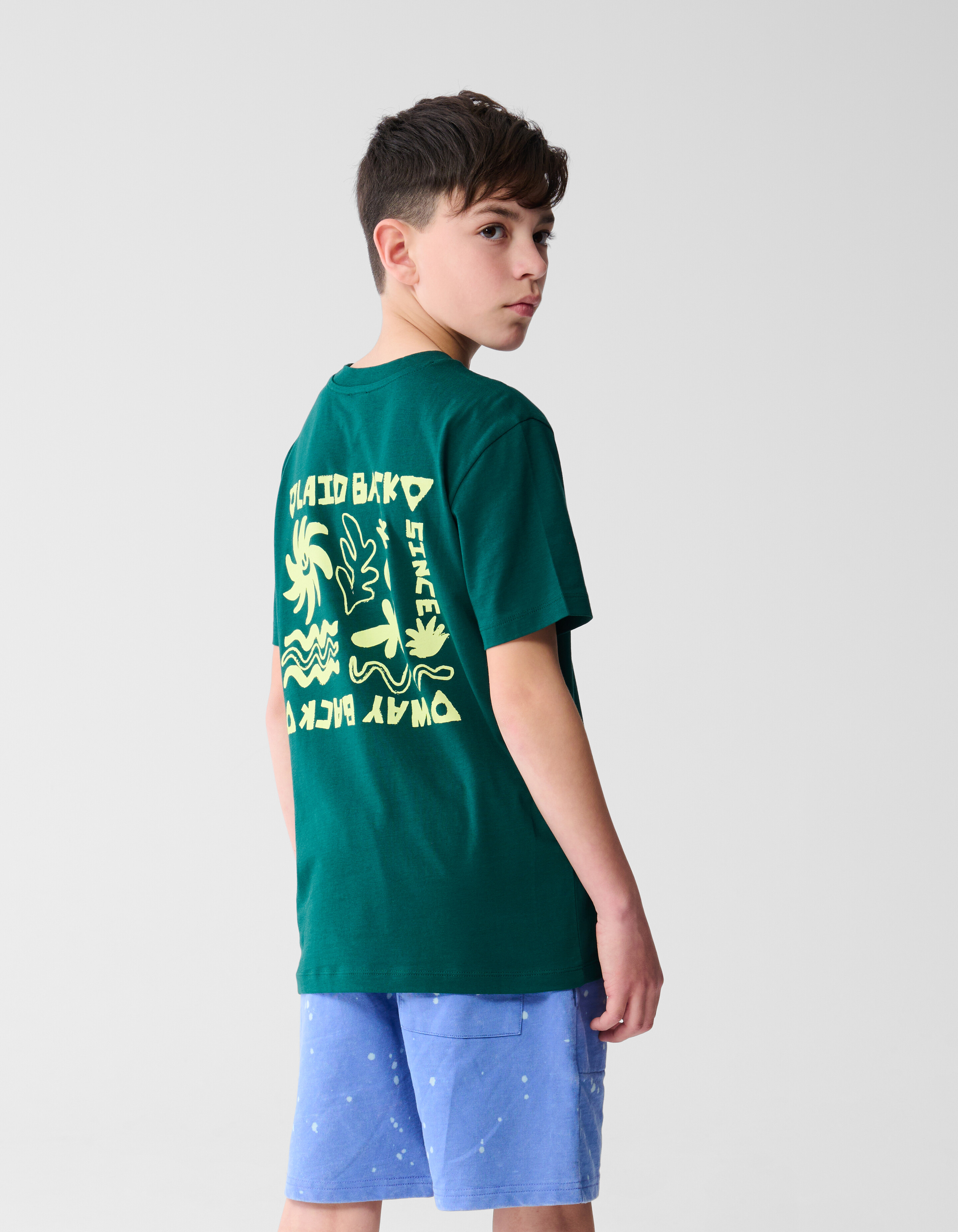 Wayback Artwork T-shirt Dunkelgrün SHOEBY BOYS