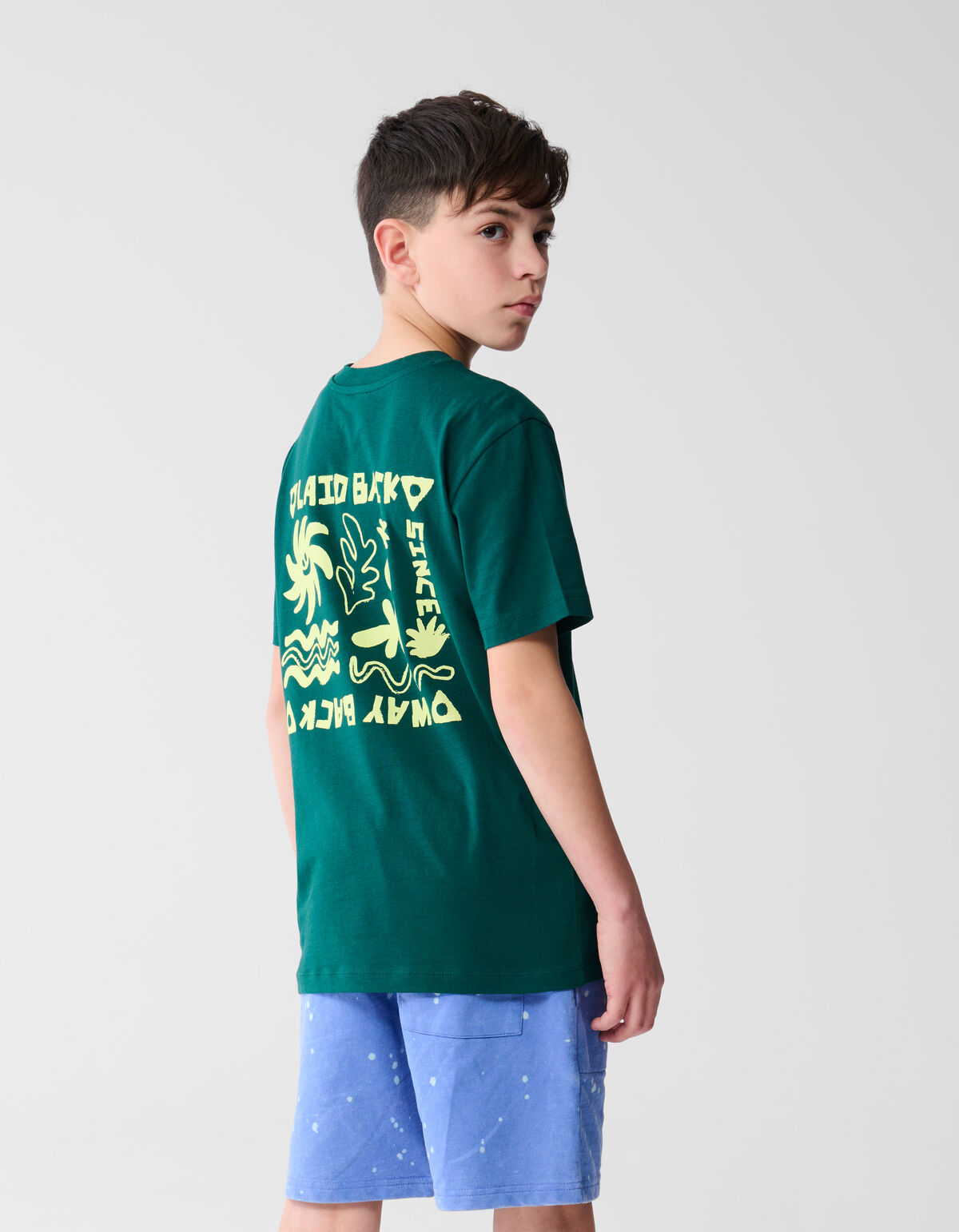 Wayback Artwork T-shirt Dunkelgrün SHOEBY BOYS