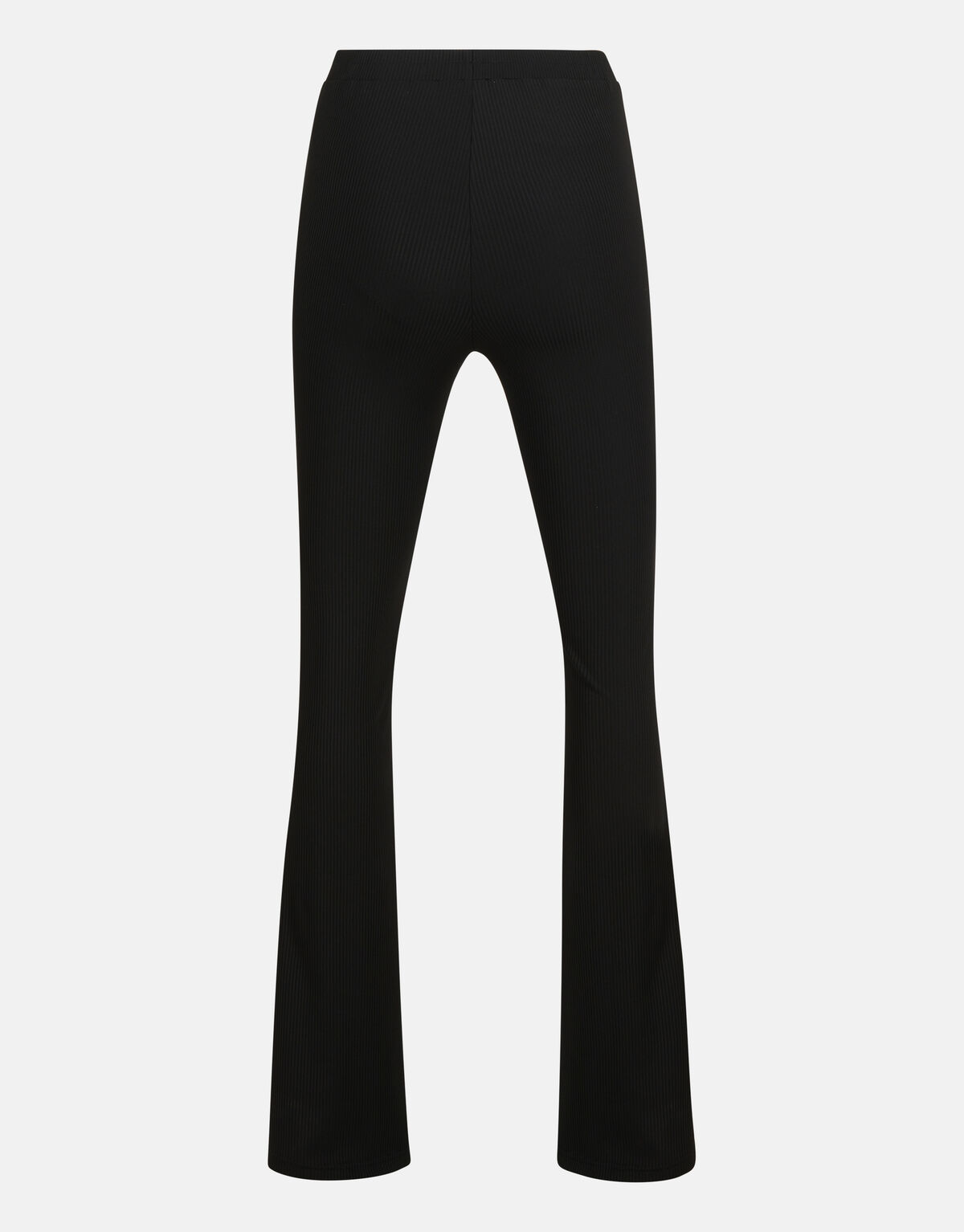 Flared Leggings Schwarz Eksept