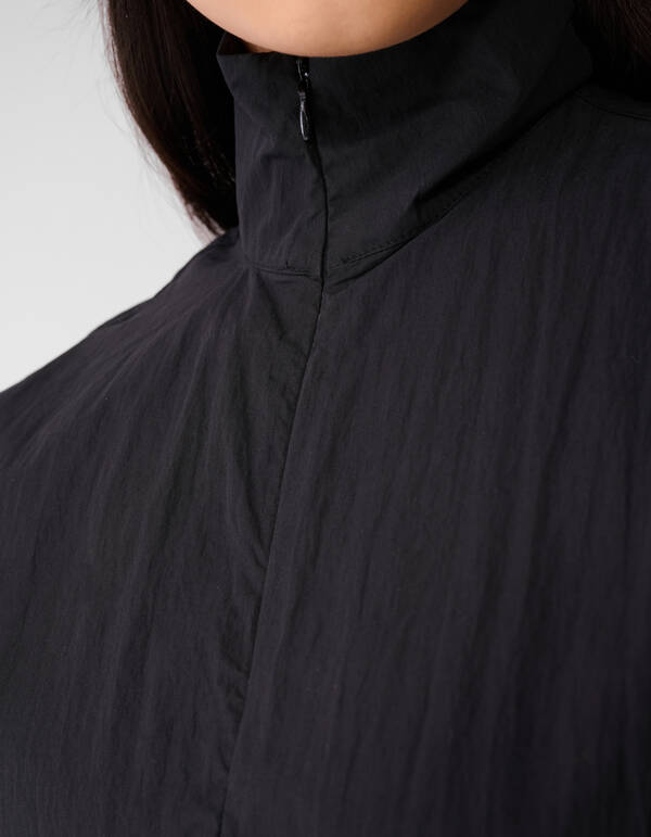 Oversized Balloon Fit Bluse Schwarz SHOEBY WOMEN