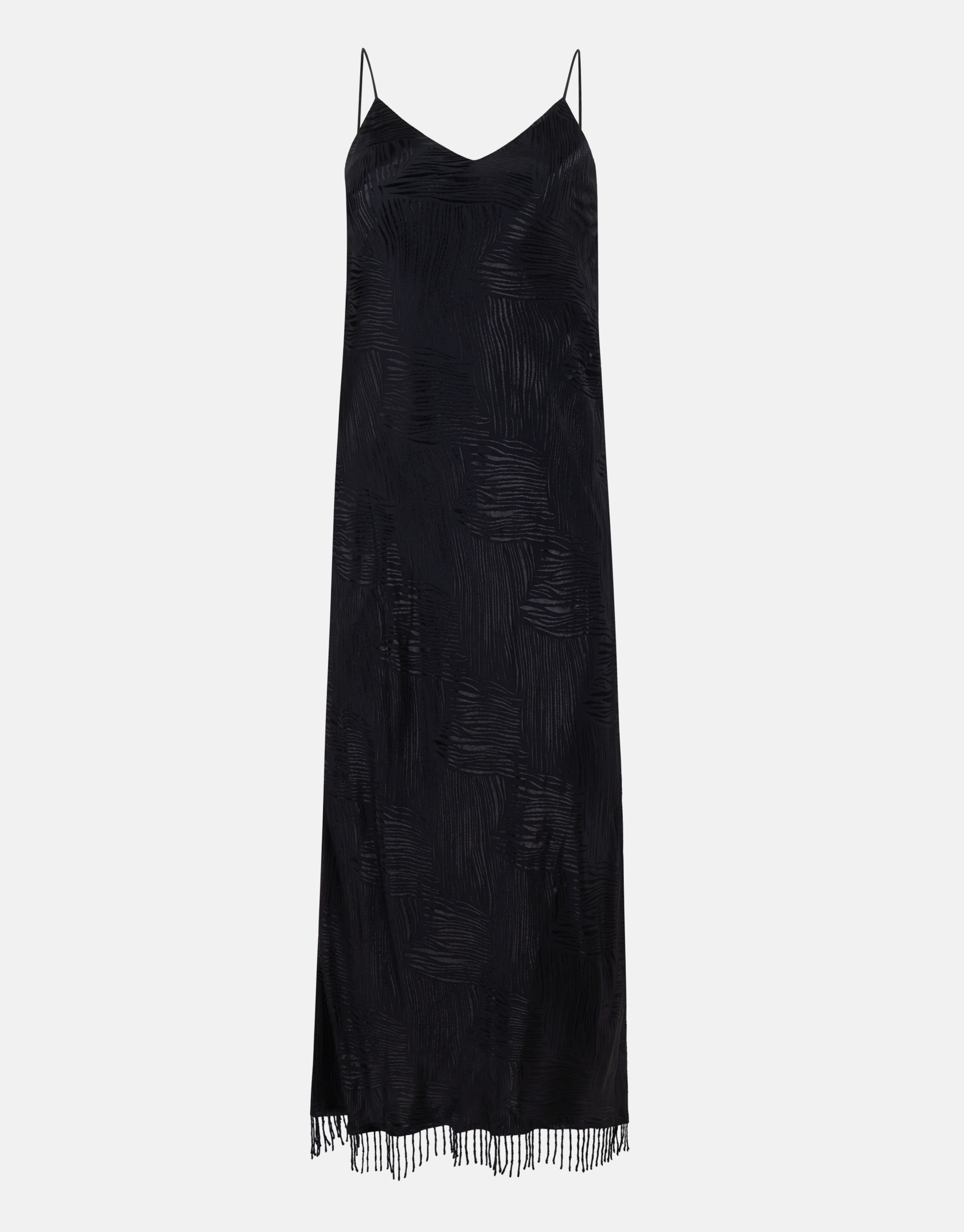Kleid mit Fransen Schwarz SHOEBY WOMEN