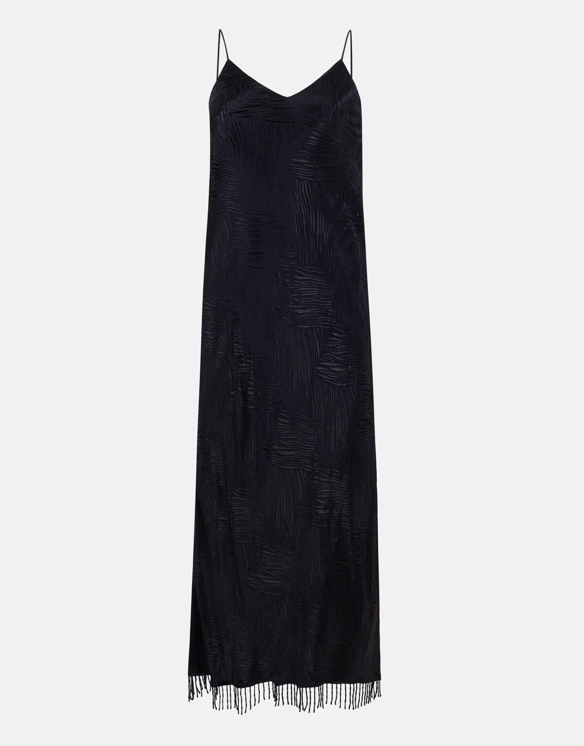 Kleid mit Fransen Schwarz SHOEBY WOMEN