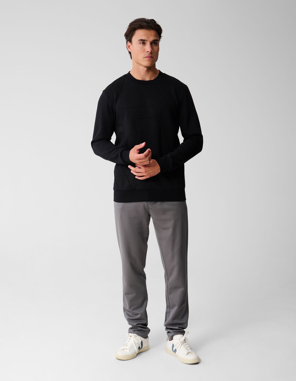 Cord Artwork Pullover Schwarz SHOEBY MEN