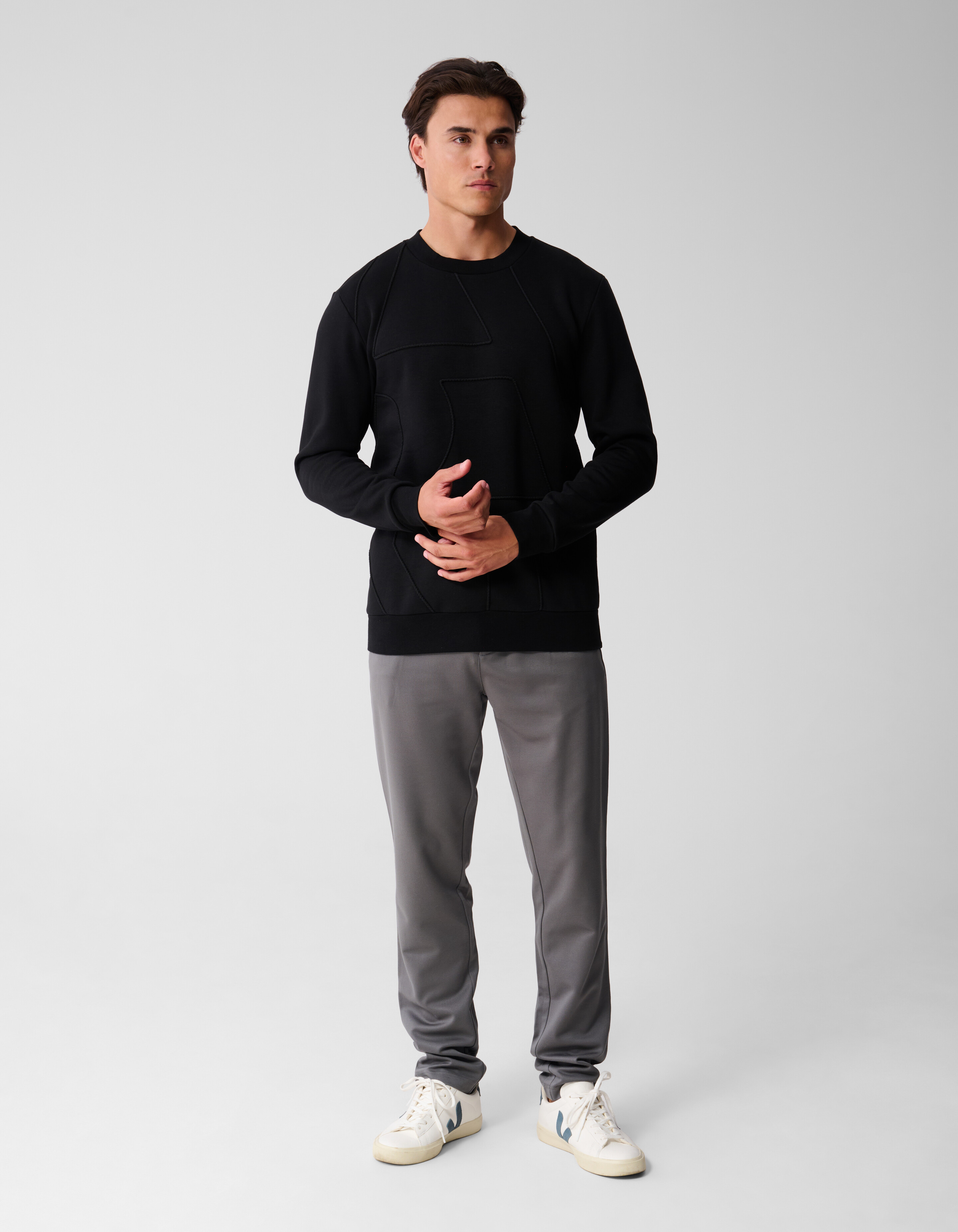 Cord Artwork Pullover Schwarz SHOEBY MEN