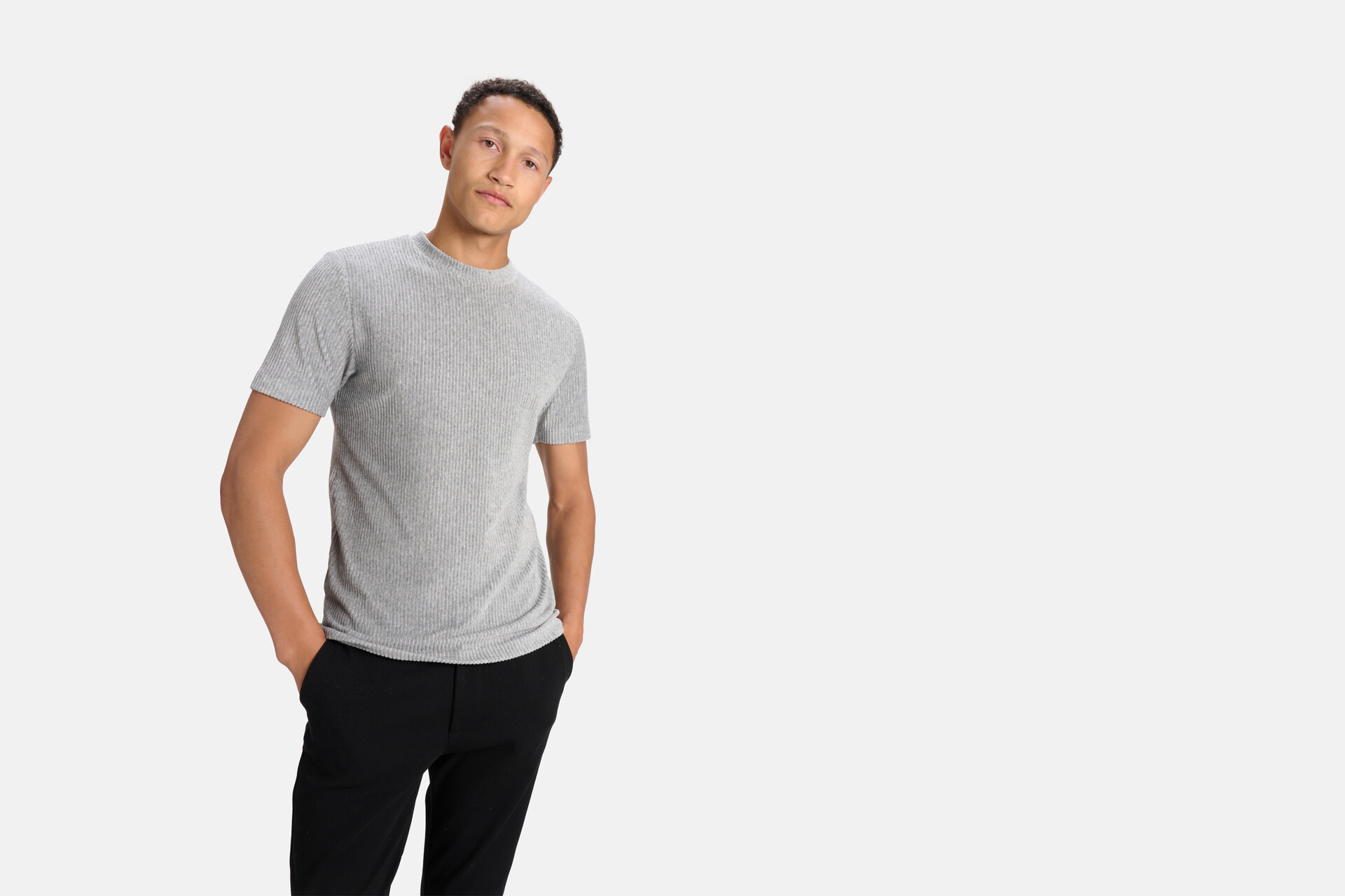 T-Shirt Velvet Rib SHOEBY MEN
