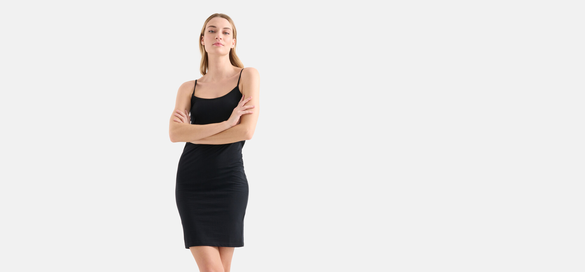 Basic-Unterkleid Schwarz Eksept